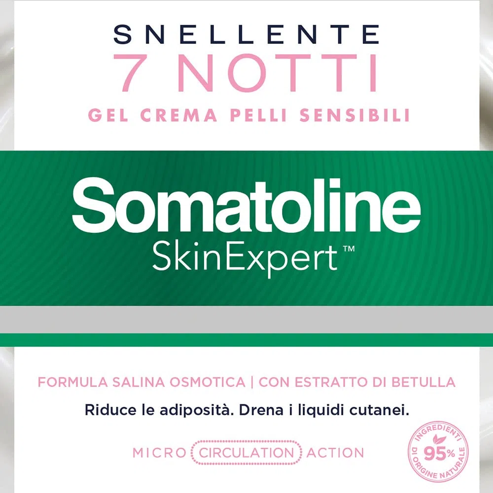SOMATOLINE Reductor Natural 7 Noches Piel Sensible 400 Ml 40 ml