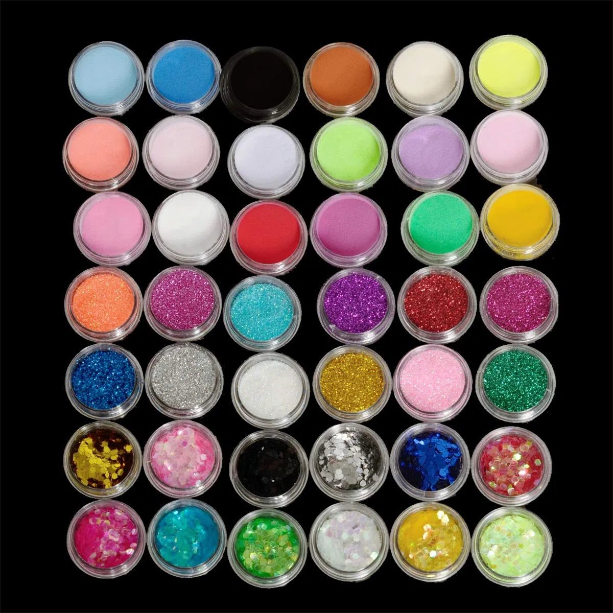 Phoenixy Kit Ongle Acrylique Complet 42 Couleurs Paillette Ongles Nail Art et 3 Poudre Acrylique pour Ongles Professionnel Set pour Débutants