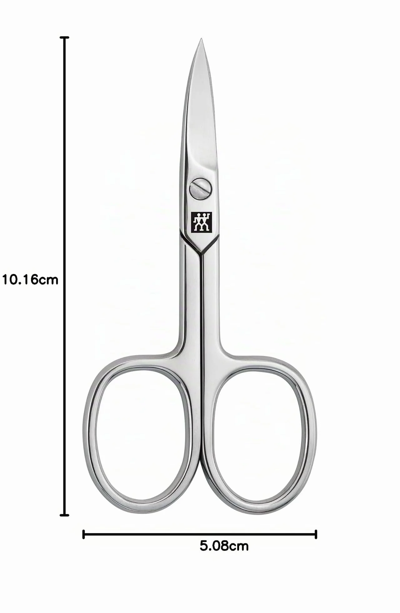 ZWILLING Ciseaux à ongles 90 mm lame courbée hypoallergéniques argent Polis