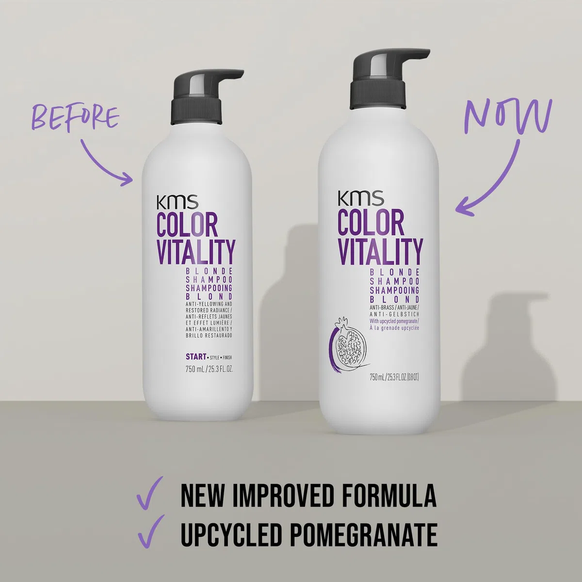 Color Vitality Blonde Conditioner by KMS for Unisex - 25.3 oz Conditioner