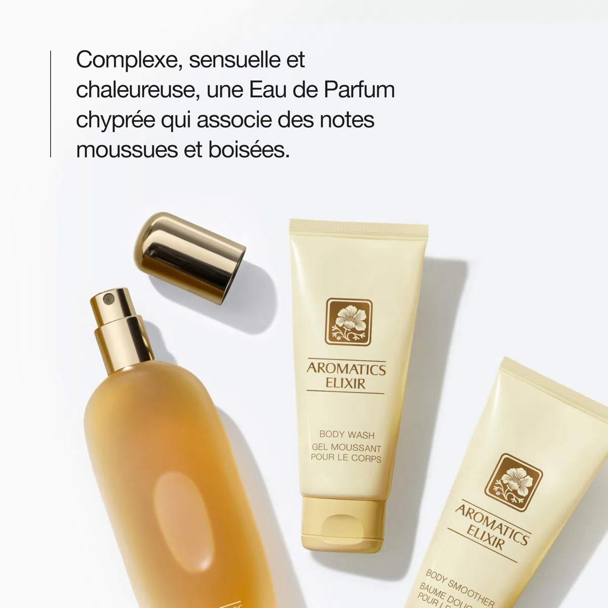 Clinique Aromatics Elixir Eau De Parfum | Parfum Culte | Notes de Rose Bulgare, Ylang-Ylang, Patchouli, Jasmin + Vétiver