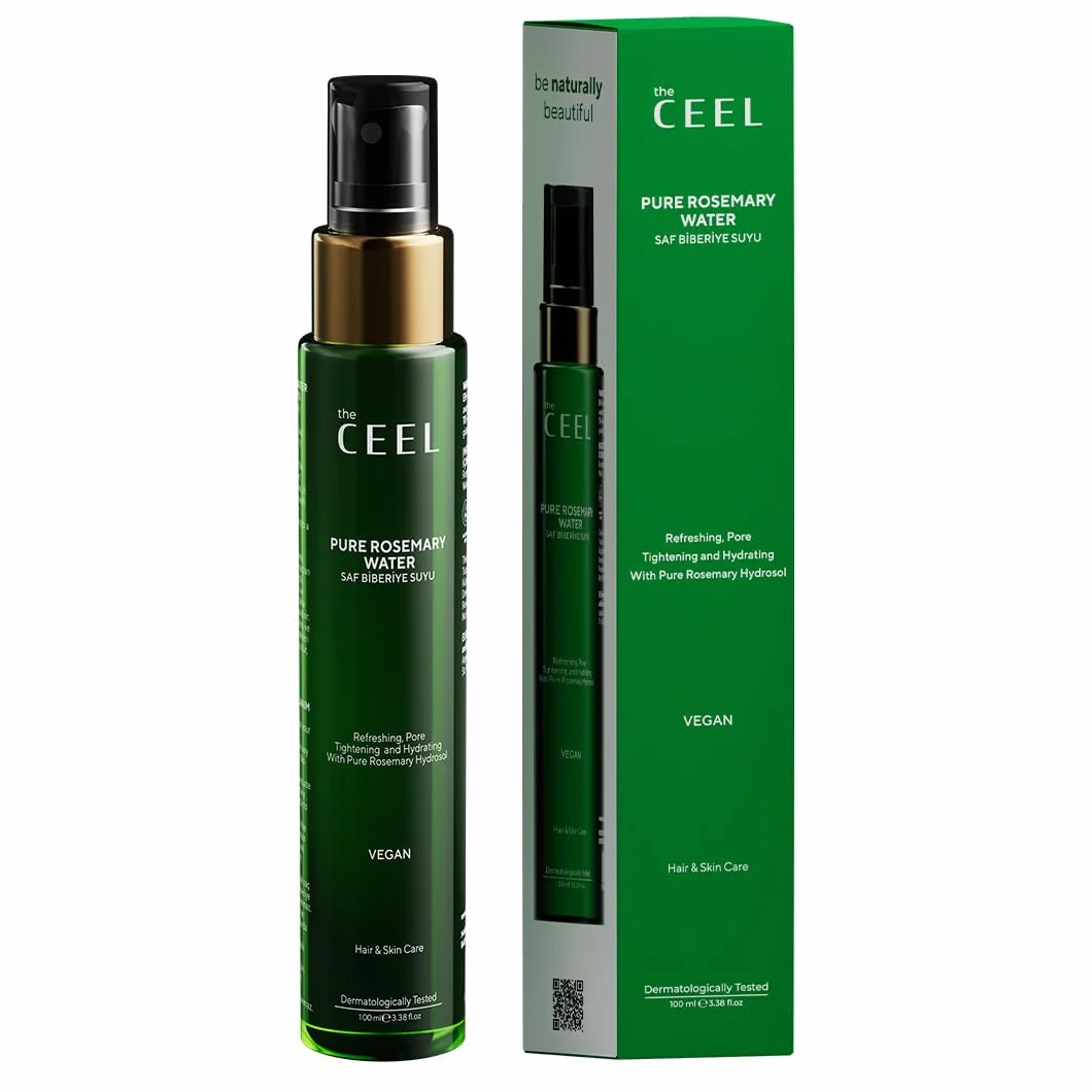 Ceel Spray Tonique Pur au Romarin - Spray Végane Sans Rinçage Cuir Chevelu 100 ml