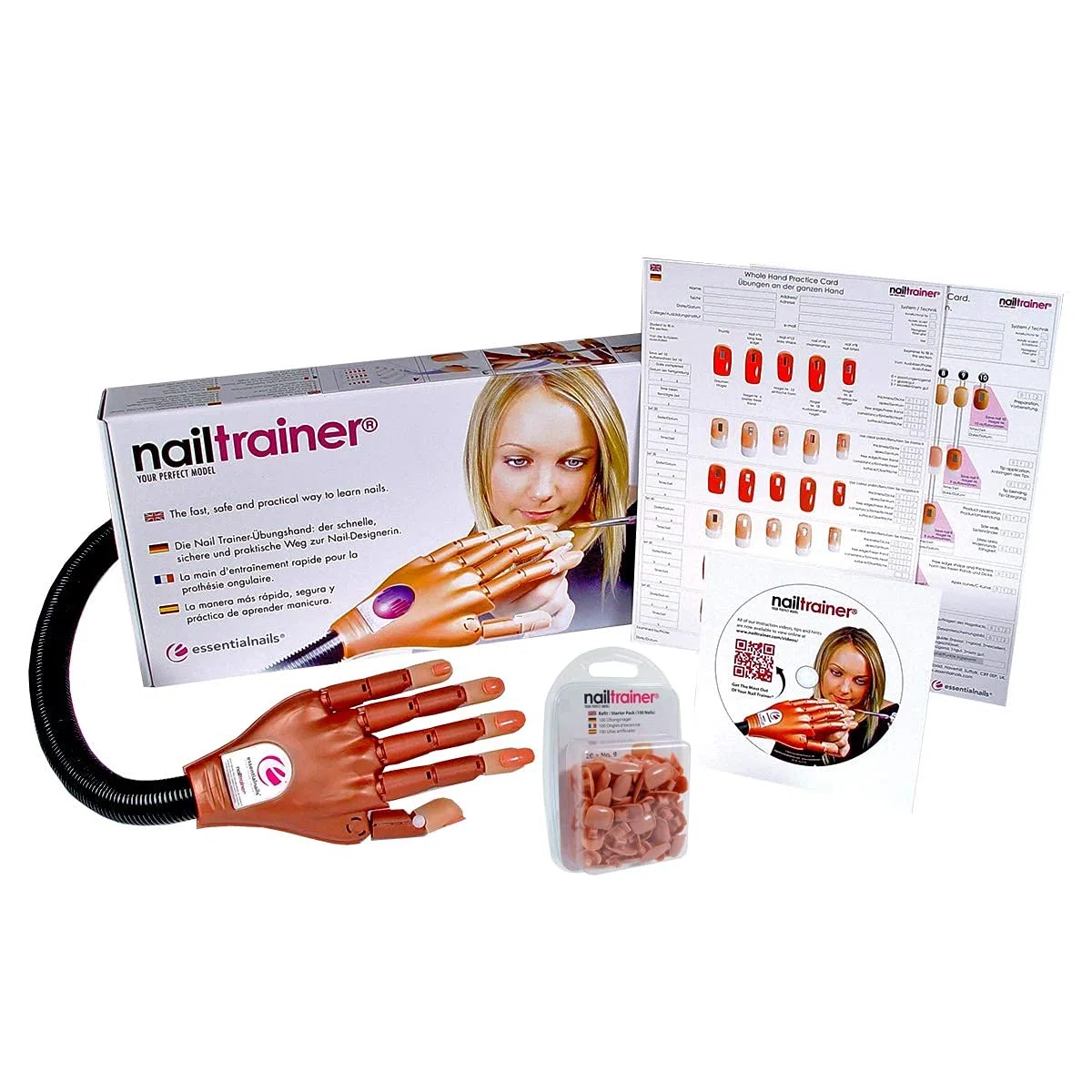 Essential Nail Products Ltd The Nail Trainer Main d'entraînement (en anglais)
