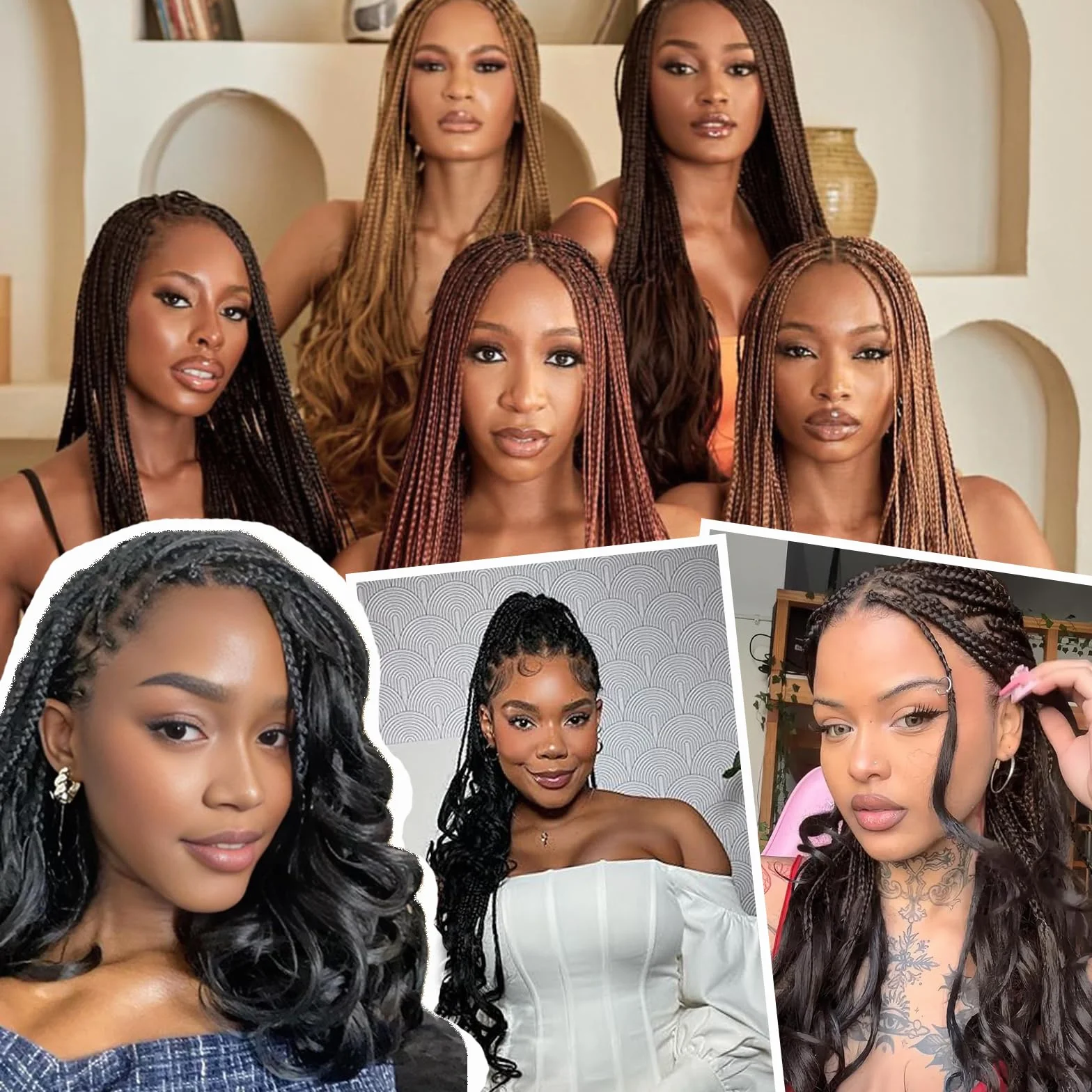 French Curly Braiding Hair for Box Braids 22 inch Loose Wave Braiding Hair Pre Stretched Bouncy Braiding Crochet Spiral Curl Synthetic Extensions for Women (4#, 22 Inch)