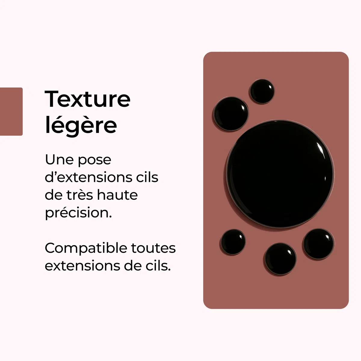 Une Pause Poudrée - LOUGLUE Colle Noir Yeux Sensibles Haute rétention - Extension de Cils pour Professionnels - Pour Faux Cils - Séchage Rapide (0,5-1s), Facile et Longue Durée (5ml)