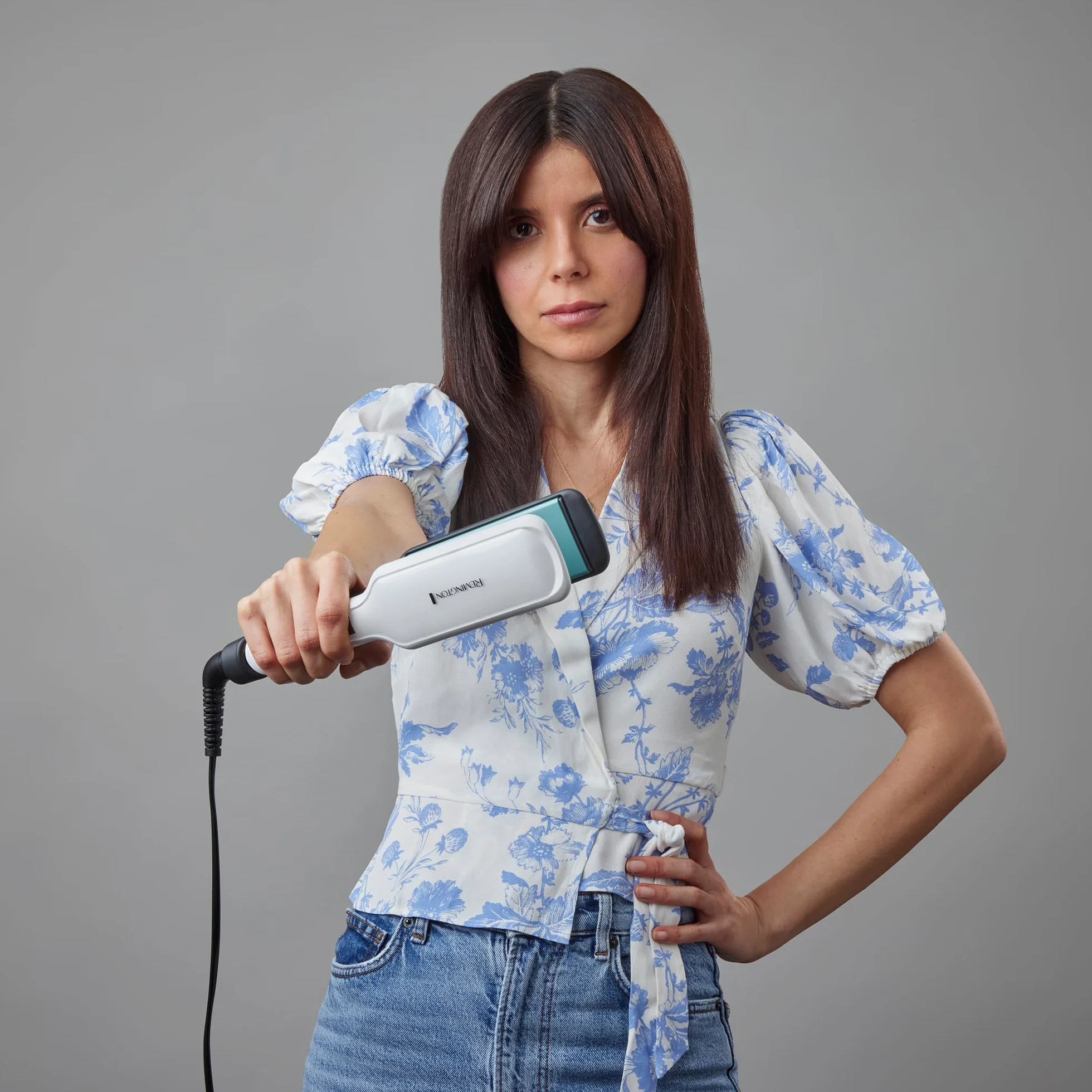 Remington Lisseur Cheveux Shine Therapy S8550 Plaques larges Céramique 150-230°C