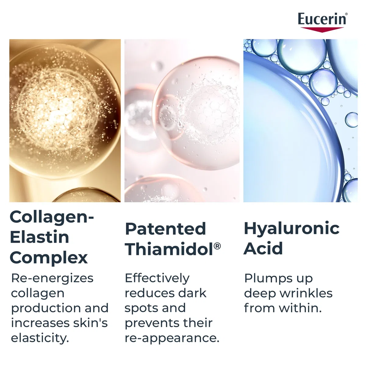 Eucerin Hyaluron-Filler + Elasticity Soin de Nuit Anti-Âge 50ml, Crème de nuit anti-rides acide hyaluronique Thiamidol