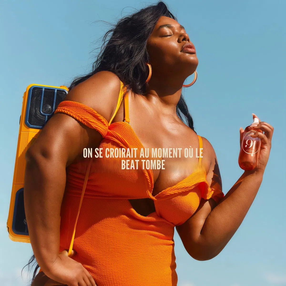 Sol de Janeiro Cheirosa 91 Spray pour le corps avec fruit de la passion, caramel miel et rose, parfum floral, végétalien et sans parabène