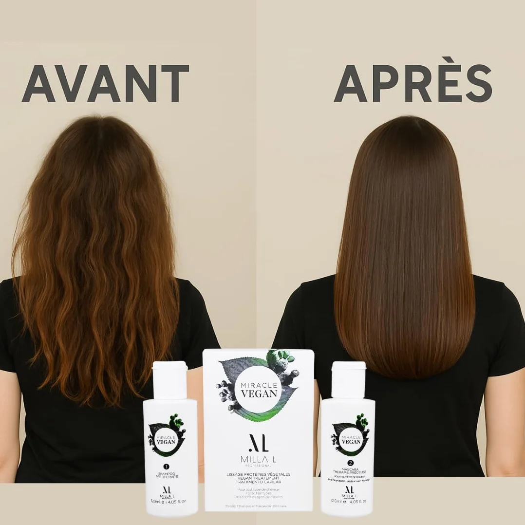 Miracle Vegan Lissage protéine sans formol sans acide glyoxylique à la figue de barbarie obliphica kératine végétale