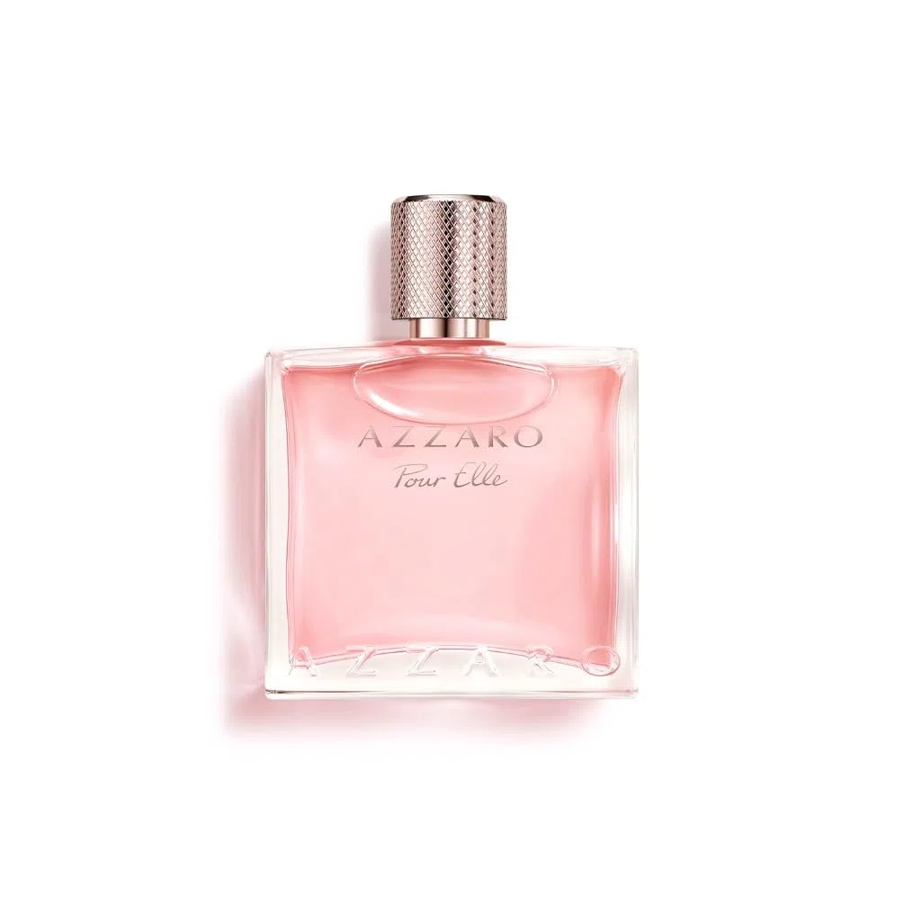 Azzaro Pour Elle - Eau de Parfum pour Femme - Florale, Boisée et Fruitée - Parfum Gourmand - Accords de Citron, Rose et Bois de Santal - Spray Vaporisateur - 100 ml