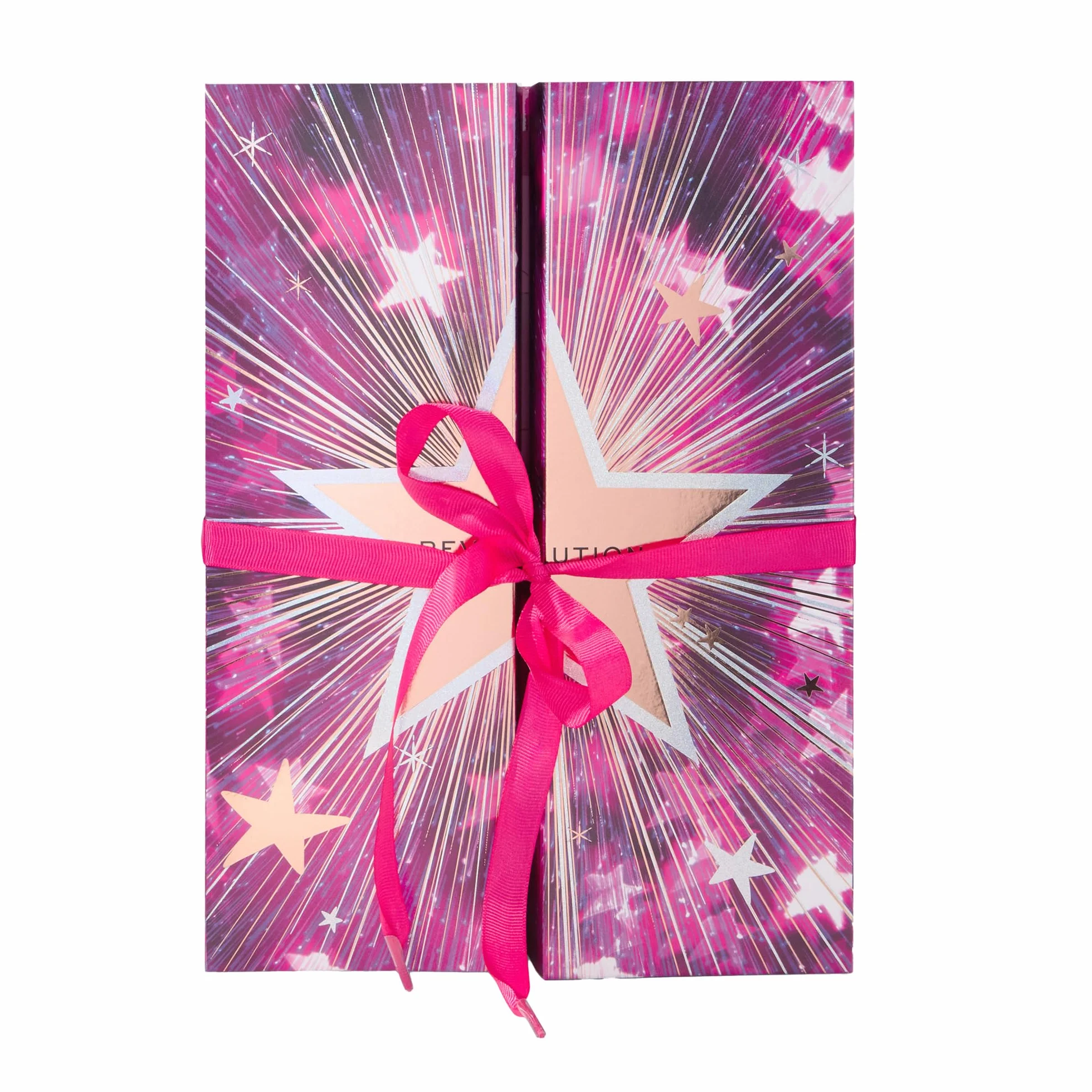 Revolution Makeup Advent Calendar 2025, 24 essentiels beauté, coffret cadeau avec gloss, enlumineur, blush, pinceaux et mascara, Végan