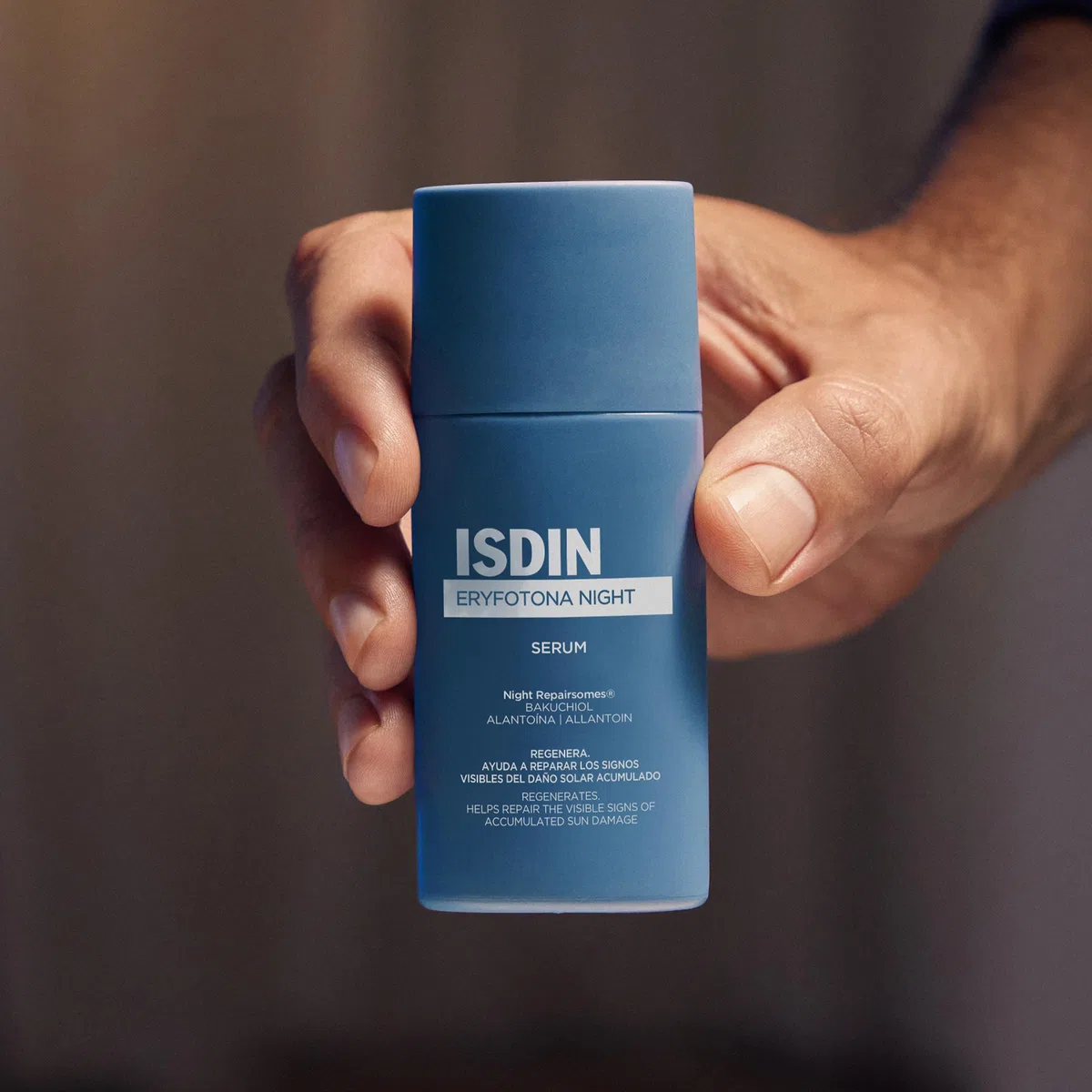 ISDIN Eryfotona Night (50 ml) | Sérum Visage pour Aider à Réparer les Signes Visibles des Dommages Causés par l'Exposition Solaire Prolongée