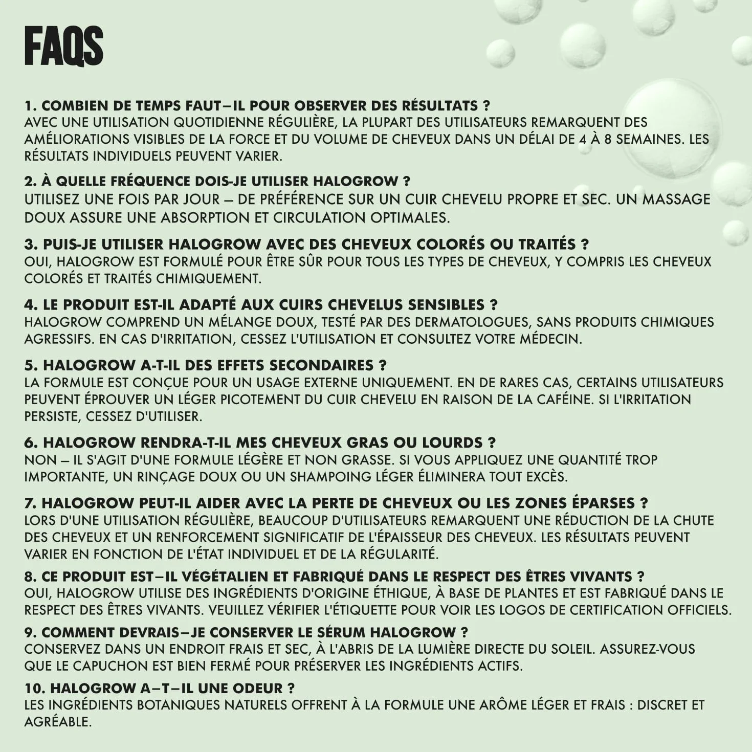 Serum Pousse Cheveux Spray à la Biotine, Caféine, Huile de Ricin et Aminexil - Favorise la Pousse Rapide (3 mois)