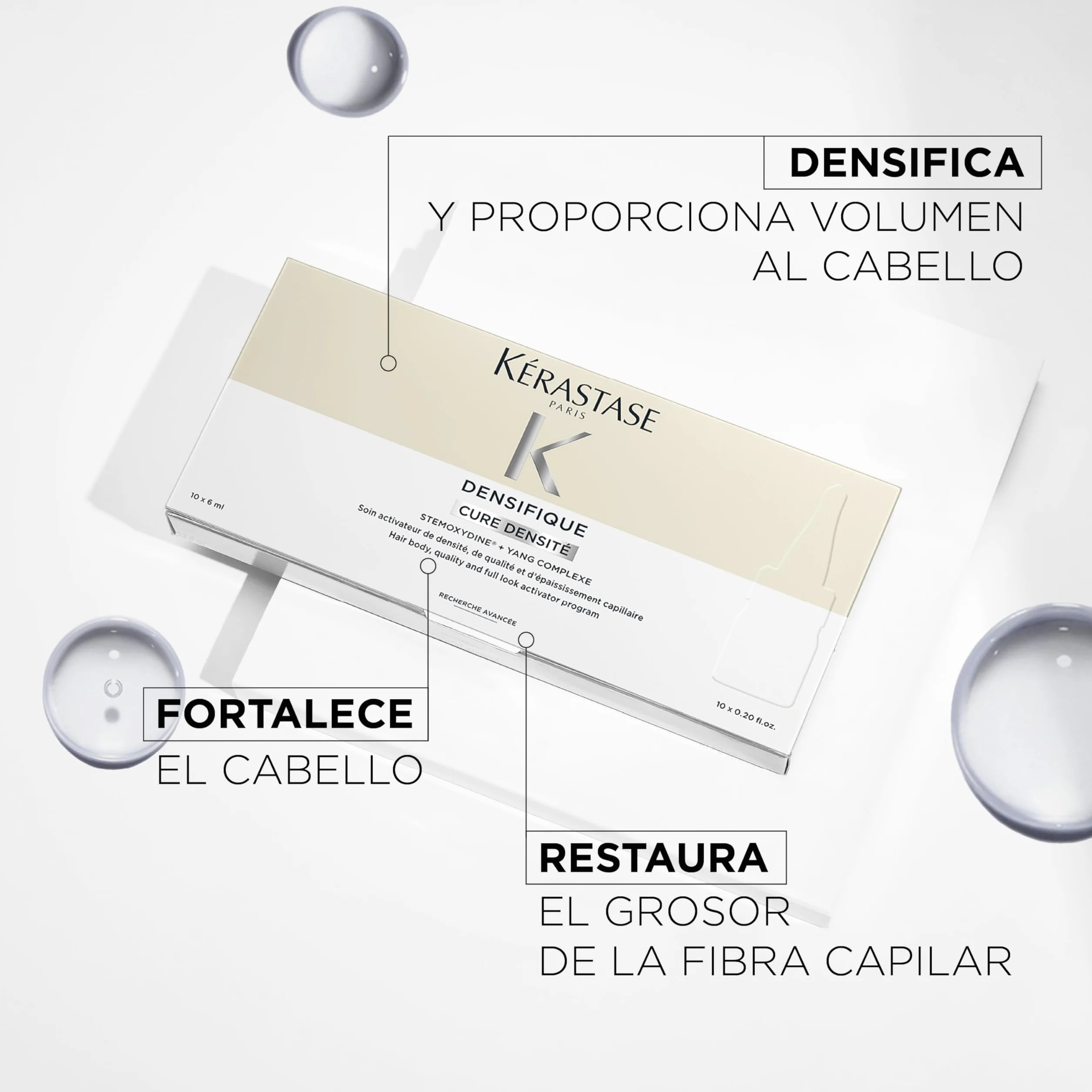 Kérastase Densifique ampoules de densité pour femme 10 x 6 ml