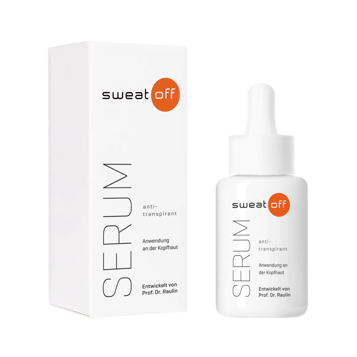 Sweat-Off Sérum anti-transpirant 30 ml contre la transpiration I Sérum contre la transpiration de la tête I Anti-transpiration