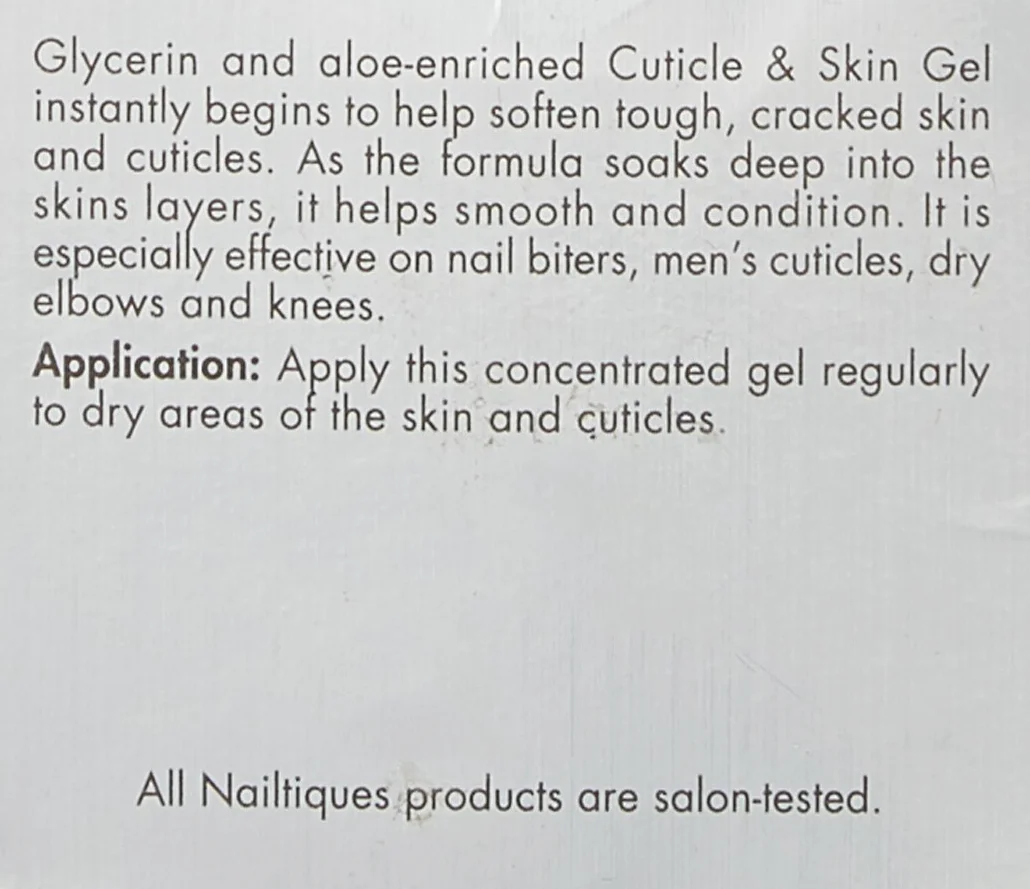 Nailtiques Cuticule/Skin Gel
