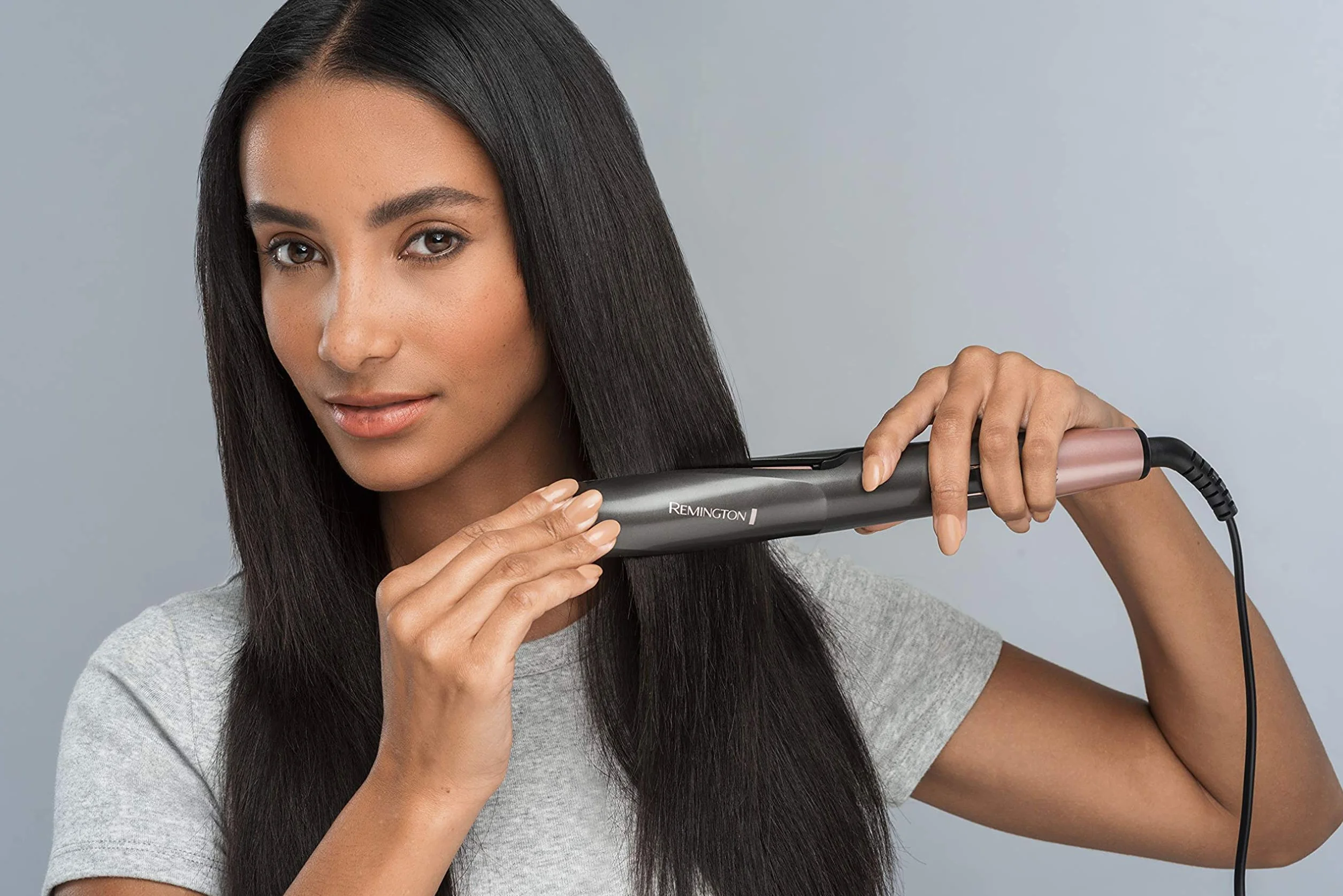 Remington Fer à lisser Curl&Straight Confidence S6606B Céramique Tourmaline Ultra 5 Réglages 150-230°C