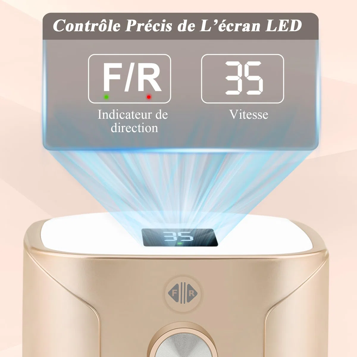 Ponceuse pour Ongles Electrique 35000 Tours Affichage LED 11 Embouts Céramique Manucure Pédicure