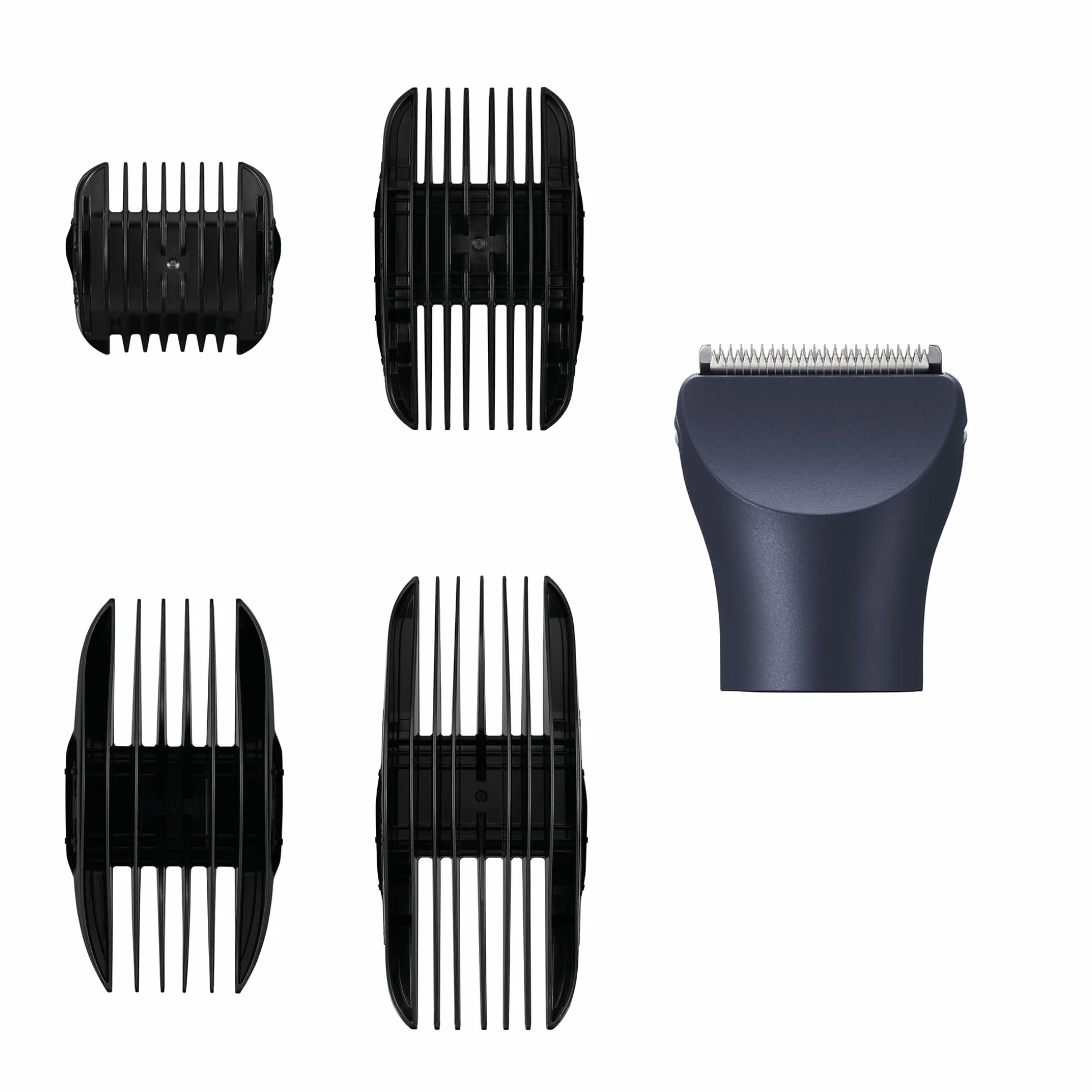 Panasonic ER-CHC1-A301 MULTISHAPE Accessoire Tête de Tondeuse à Cheveux avec lames professionnelles, 15 Réglages de Longueur, 4 Peignes, Noir