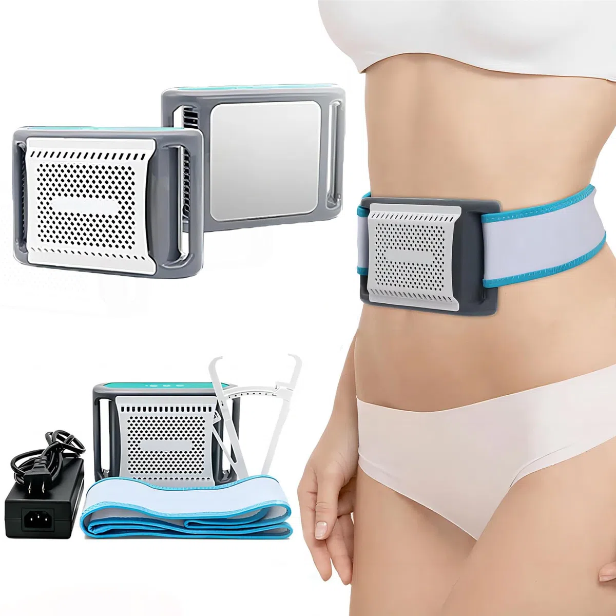 Machine de congélation des graisses - Appareil de cryothérapie portable pour éliminer la cellulite et la graisse du ventre, appareil amincissant le corps