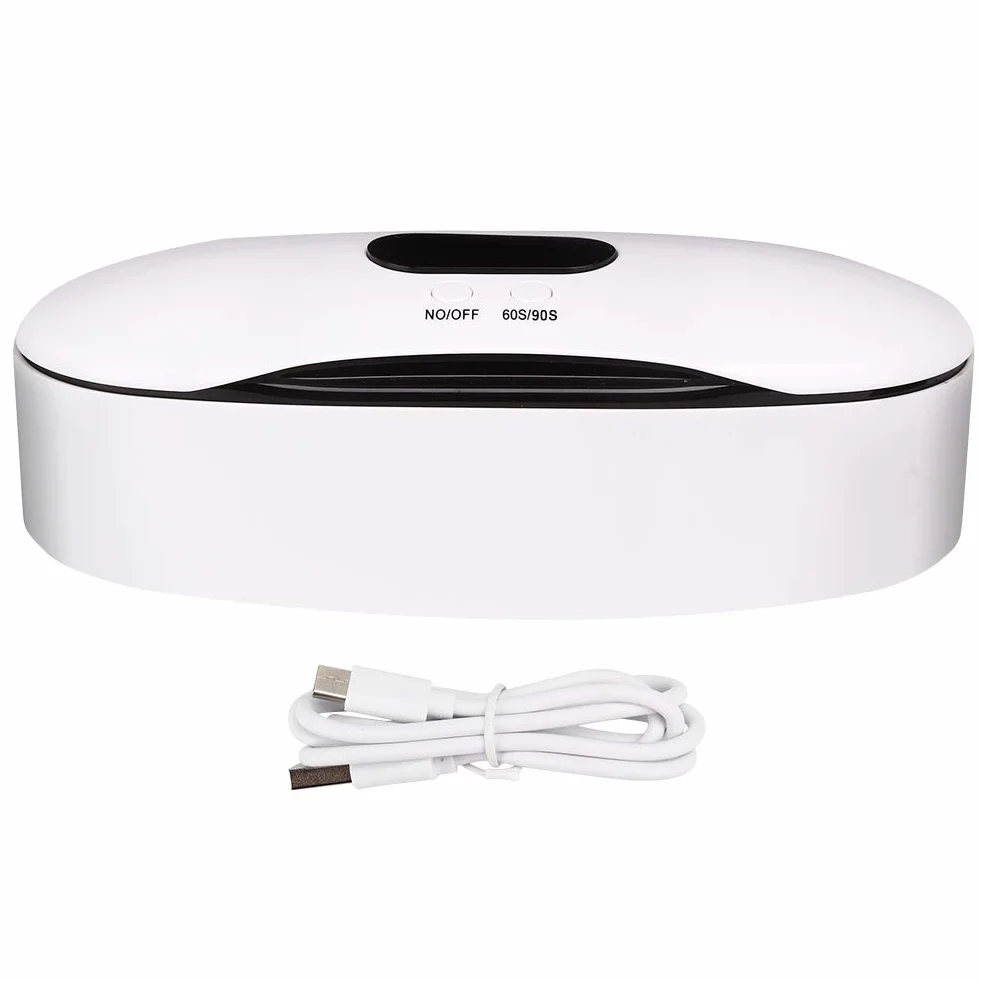 Stérilisateur UV pour Instruments, Boîte de Désinfection UV, Dispositif de Désinfection UV LED, Dispositif de Désinfection pour Outils de Manucure, pour Salon de Manucure (cable