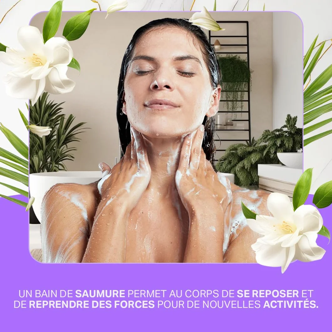 Sel d'Epsom 4 kg Pur Sulfate de Magnesium pour Bain de Pied Jardin Spa Cristaux Détente