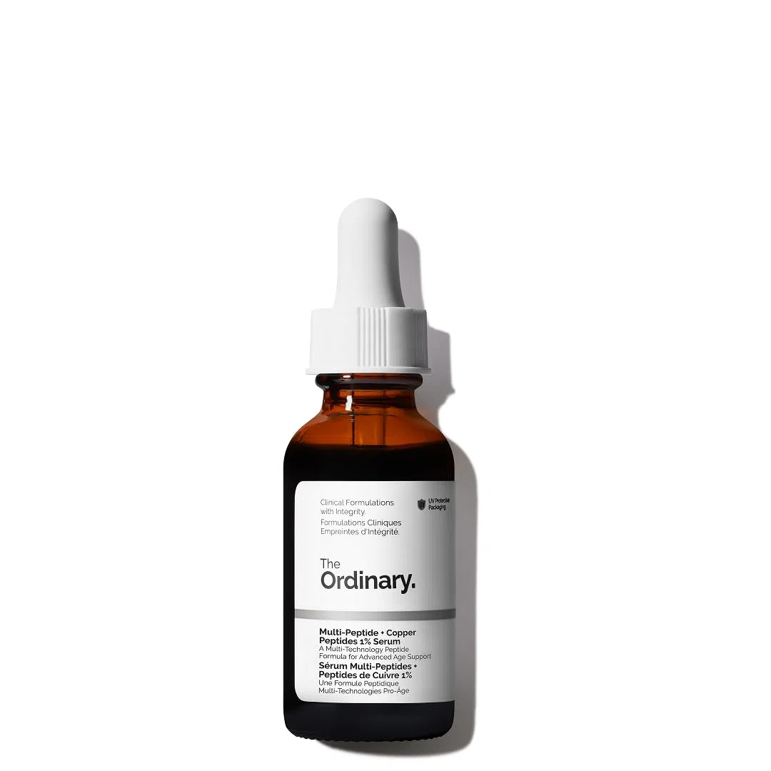 The Ordinary Sérum Multi-Peptides + Peptides de Cuivre 1%, Sérum anti-vieillissement, pour éliminer les ridules et améliorer l'élasticité de la peau, 30 ml