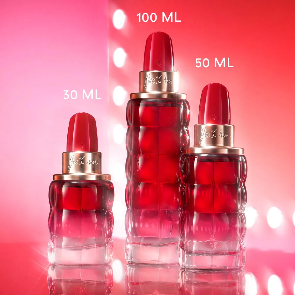 CACHAREL Yes I Am Bloom Up! - Eau de Parfum Femme - Floral Ambré - Accords de Baies Rouges, Pivoine Rouge & Bois de Santal - Tenue Longue Durée - Spray Vaporisateur