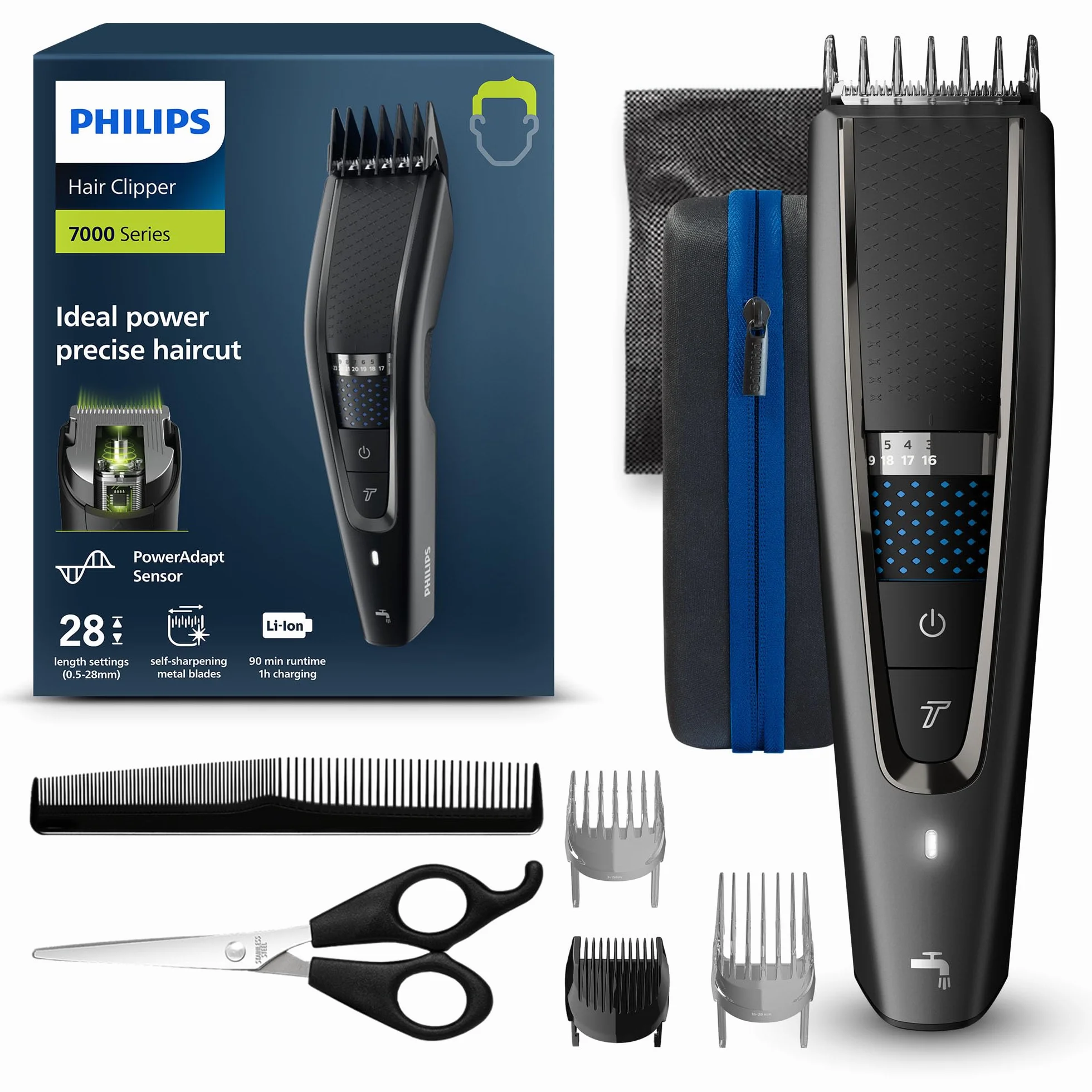 Philips Série 7000 Tondeuse multi-usage lavable HC7650/15
