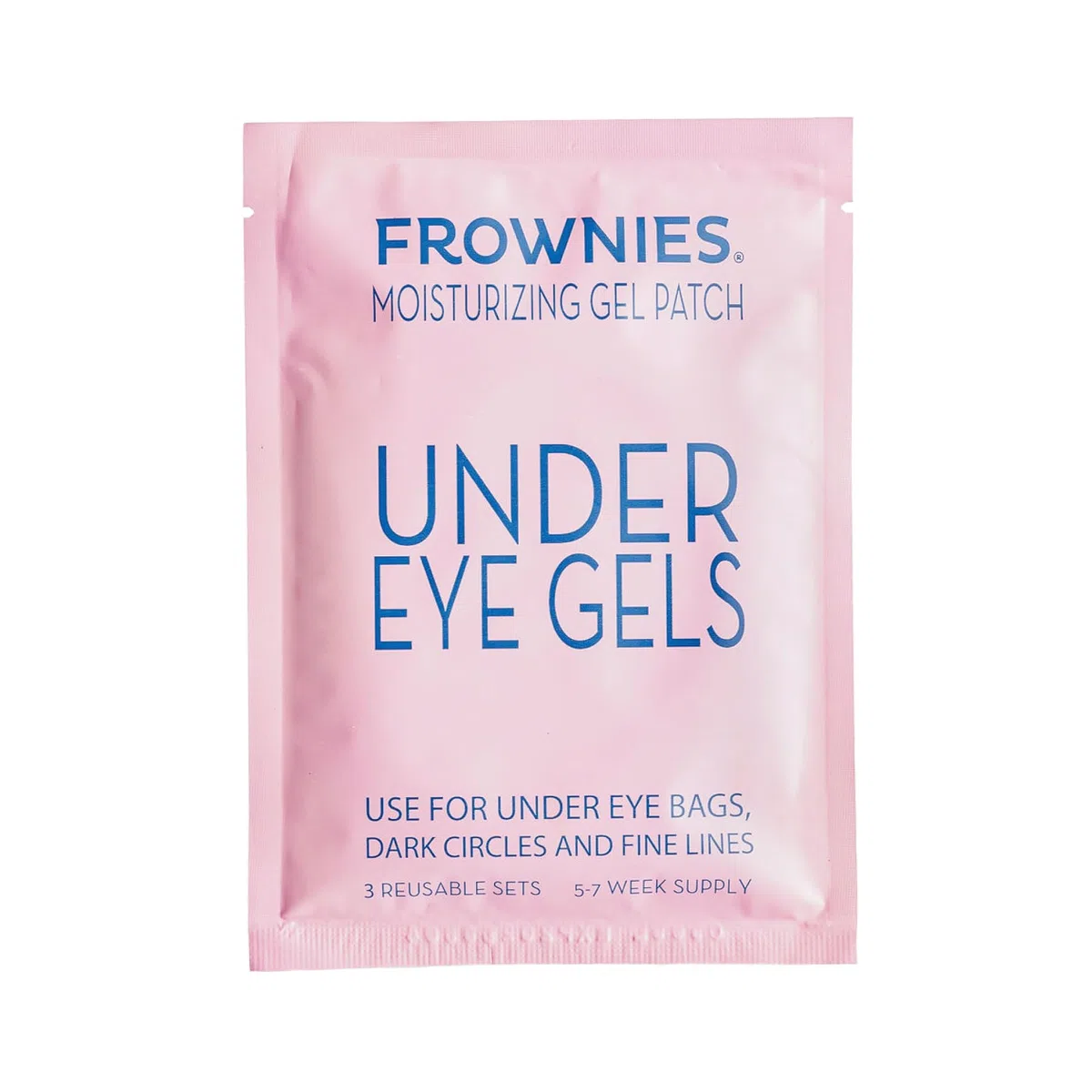 Frownies, gels pour les yeux sous l'œil et la paupière traitement, 3 Sets réutilisables