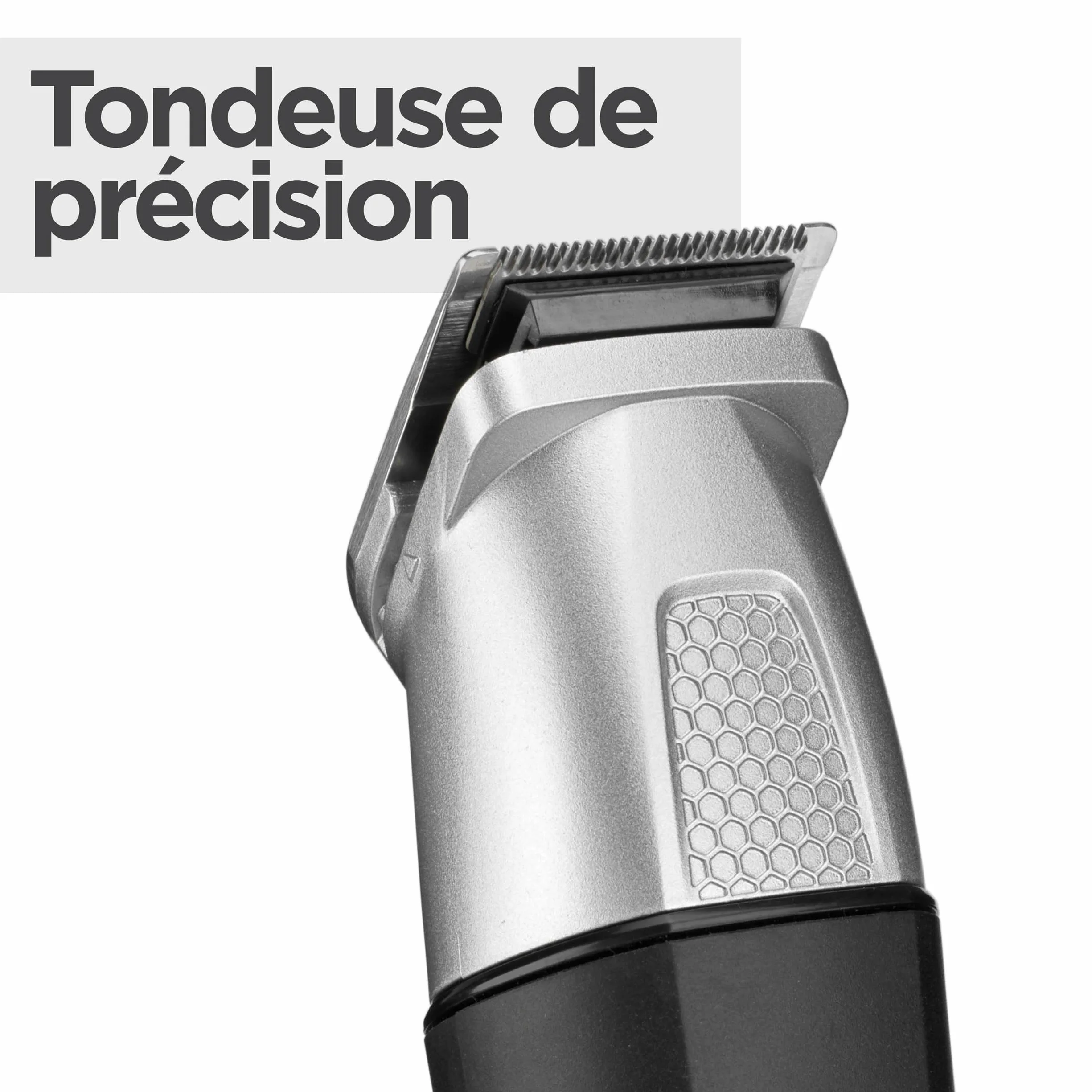 BaByliss Tondeuse Multi-usages Lithium Power 11-in-1 - Kit complet sans fil, barbe, cheveux, nez, oreilles, sourcils, Waterproof, Noir/Gris, MT812E