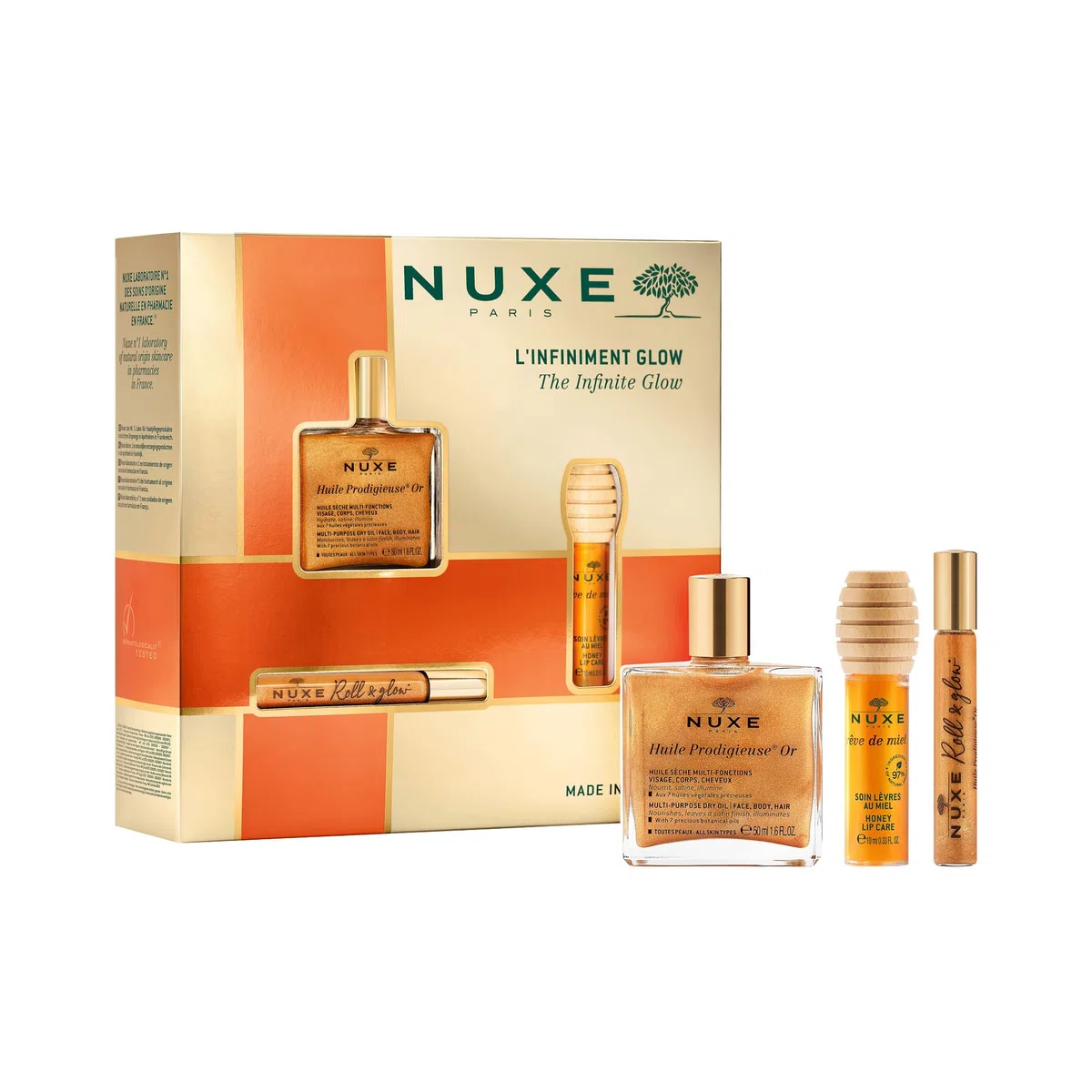 NUXE Coffret Noël Infiniment Glow - Collection Prodigieux Or 2024