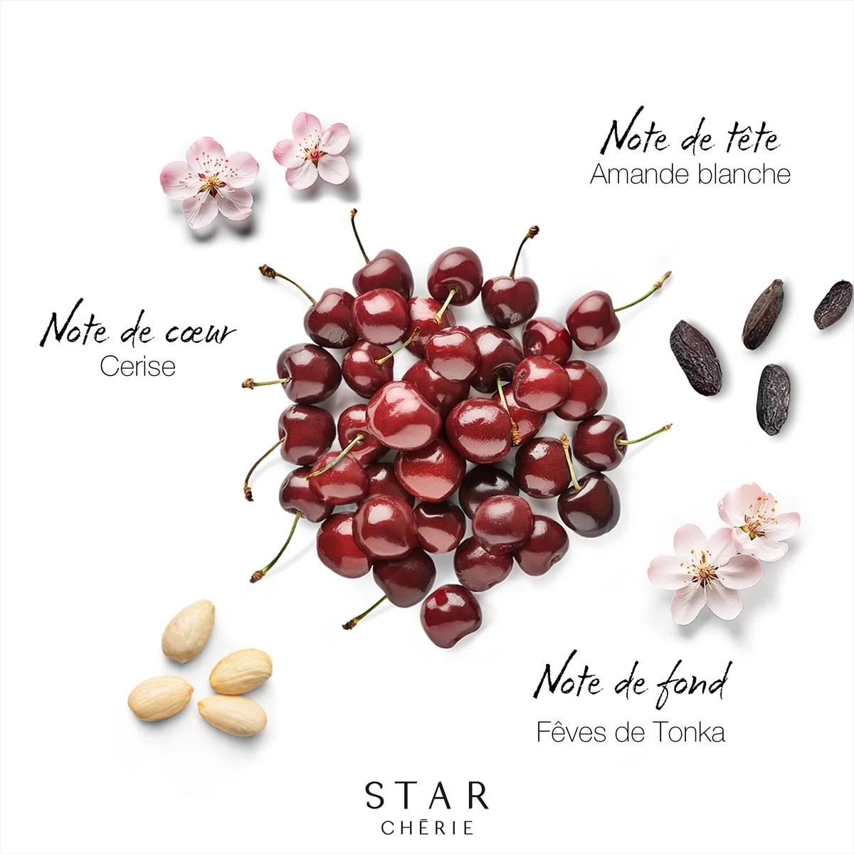 Mauboussin - Star Chérie 90ml + 20ml (Travel Spray) - Eau de Parfum Femme - Senteur Florale, Orientale, Fruitée & Gourmande