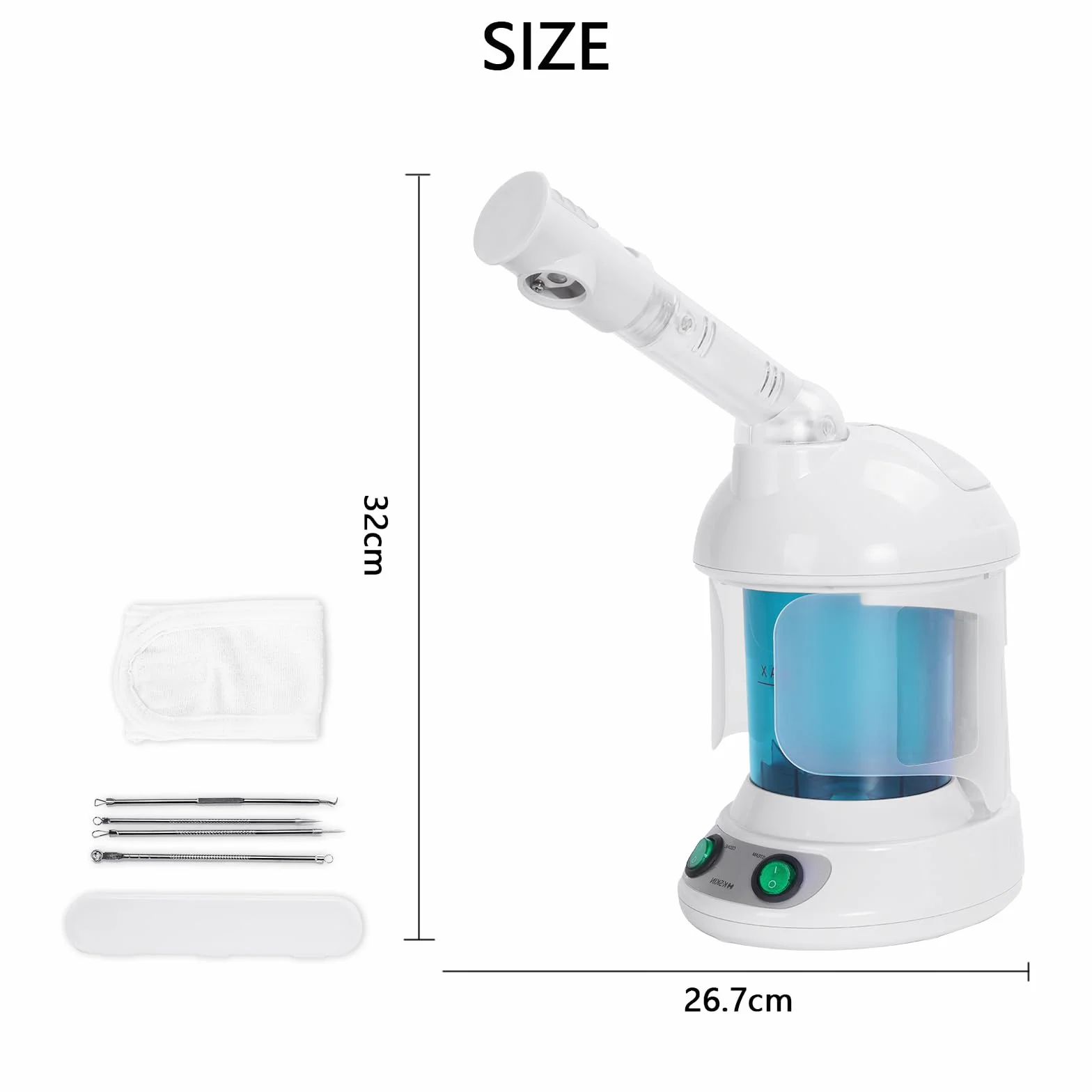 Vapeur Visage Vaporisateur Sauna Spa Facial Nano Ionique Steamer Humidificateur Appareil Nettoyage Pores
