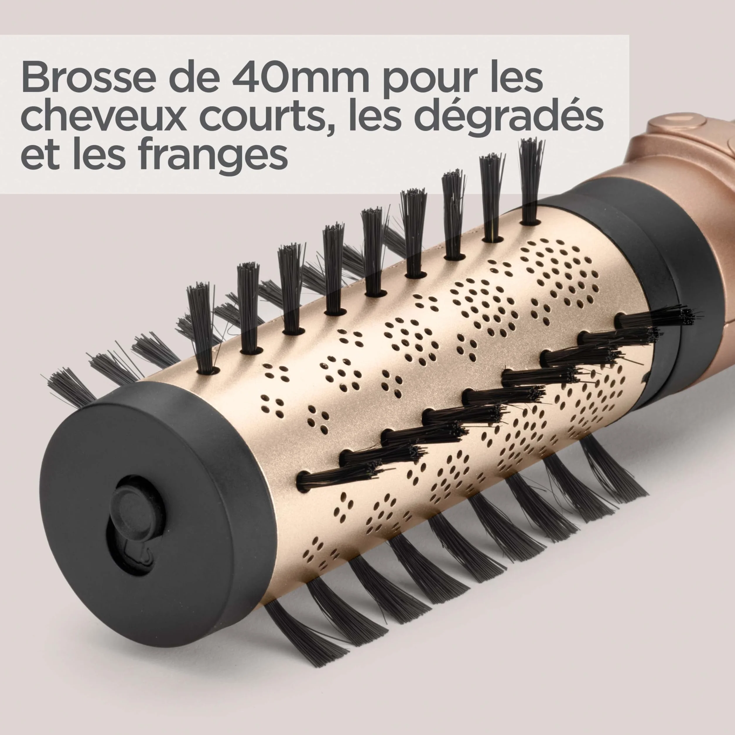 BaByliss Big Hair Dual Brosse soufflante rotative AS952E 50mm 40mm ionique anti-frisottis Noir