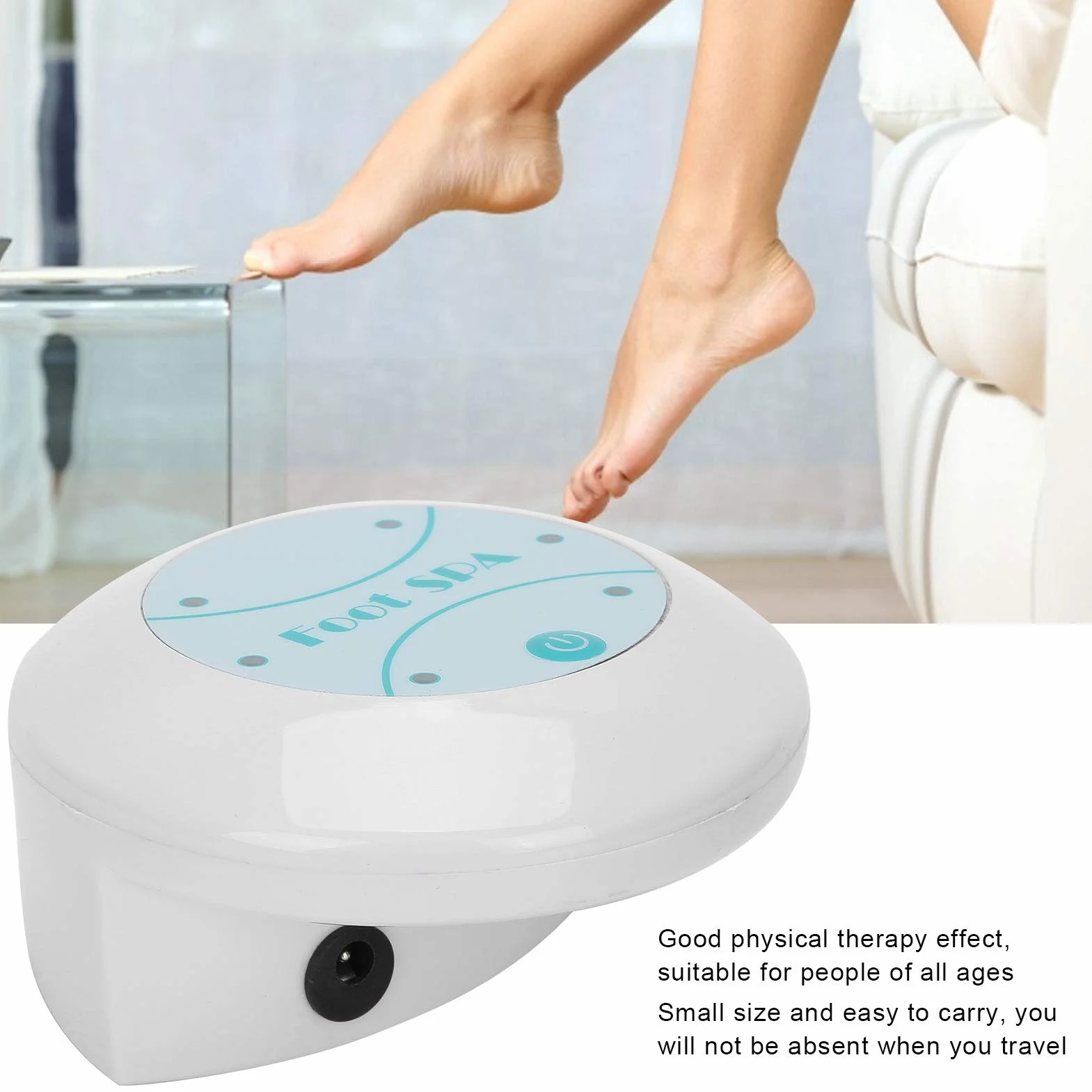 Machine de Désintoxication de Bain de Pieds Ionique Portable, Spa de Pieds Ionique