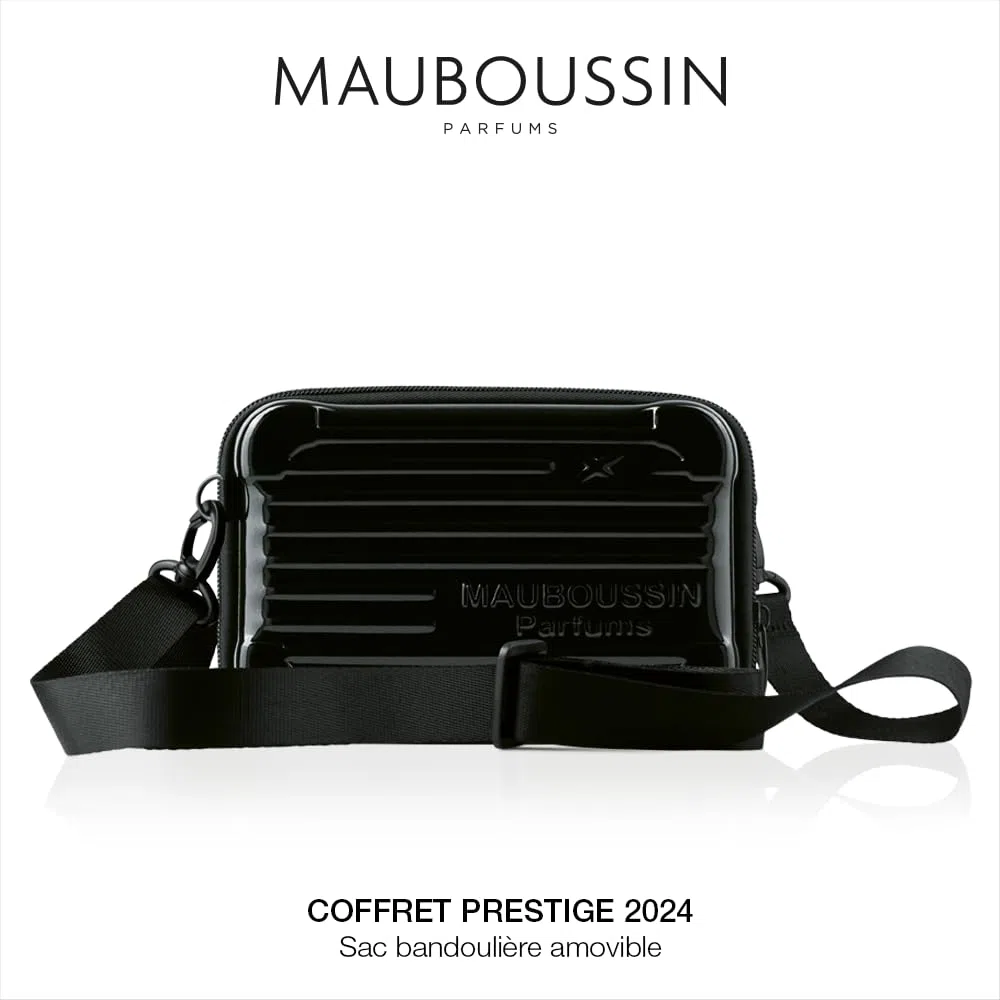 Mauboussin - Coffret Prestige 2024 My Twist : Eau de Parfum 90ml, Lait Corps 75ml, Travel Spray 20ml & Sac Bandoulière