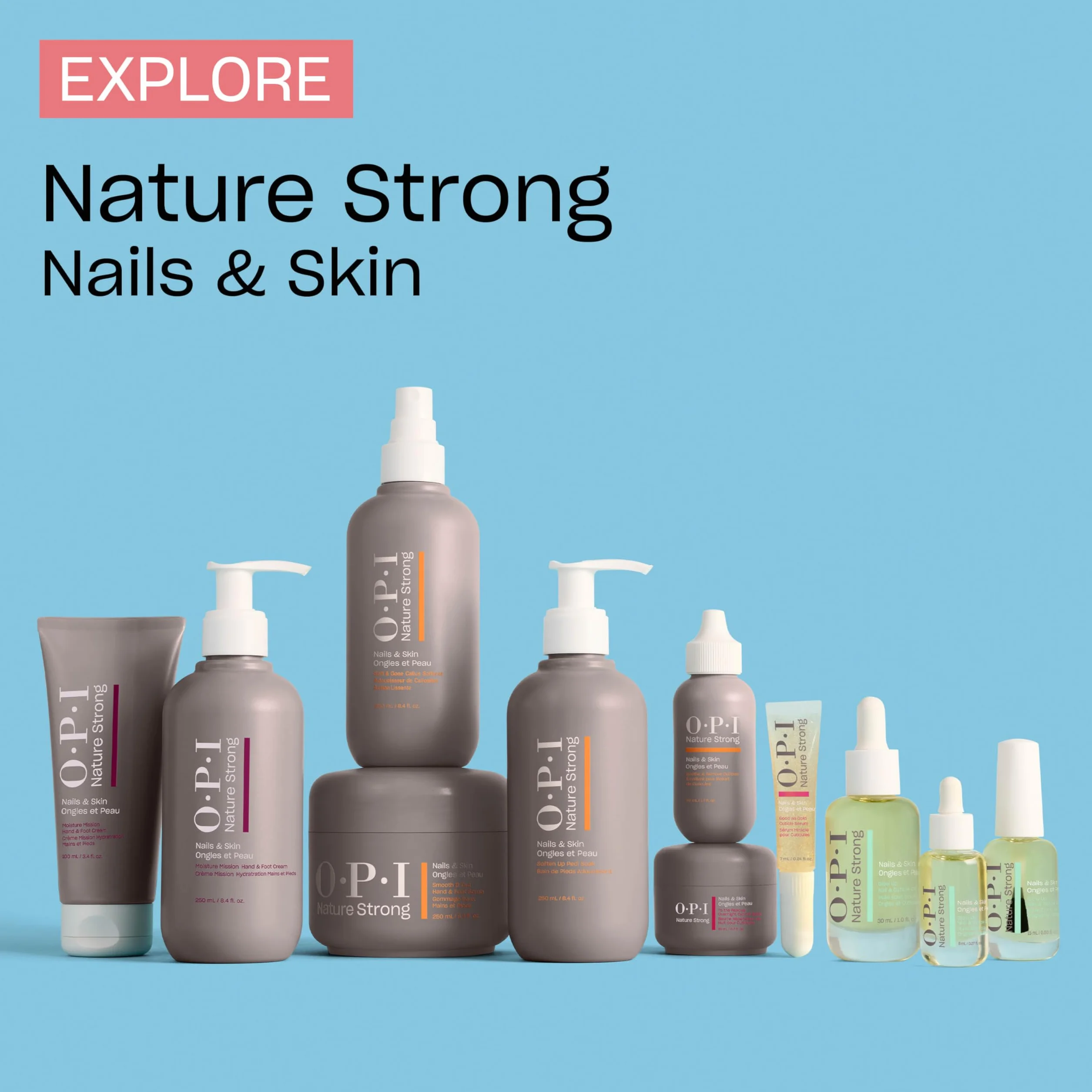 OPI Nature Strong Gommage Mains & Pieds Exfoliant au Sel Marin 250 ml