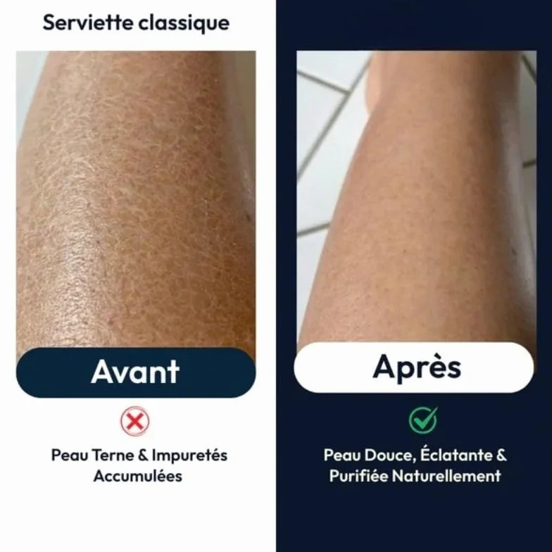 Serviette de douche exfoliante Ecovia
