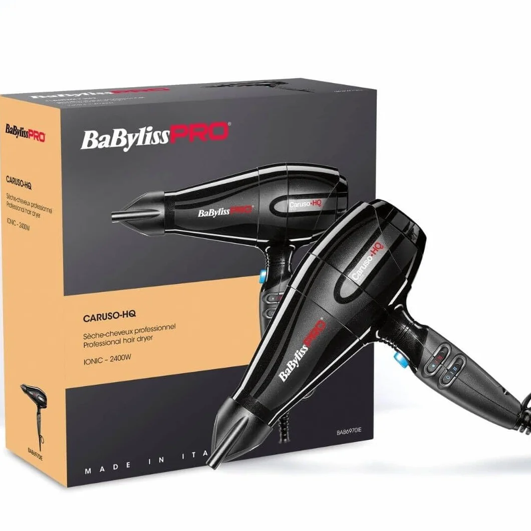 Babyliss Pro Caruso Ionic 2400 W, Zwart
