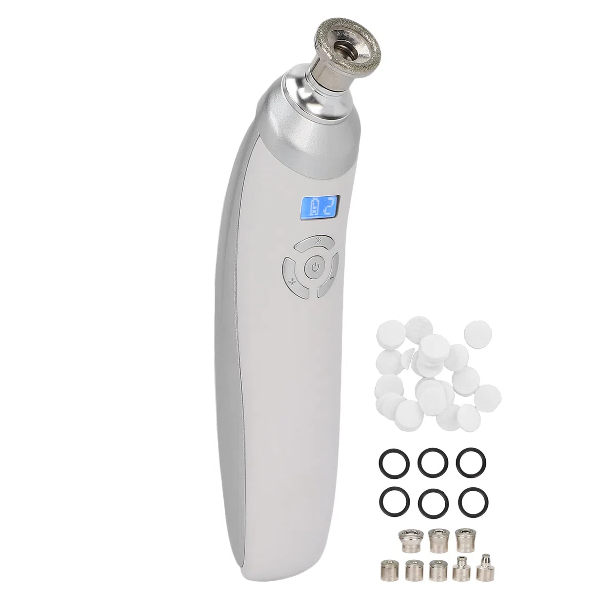 Machine de microdermabrasion diamant tenue dans la main, aspirateur de pores professionnel pour salon de soins de la peau