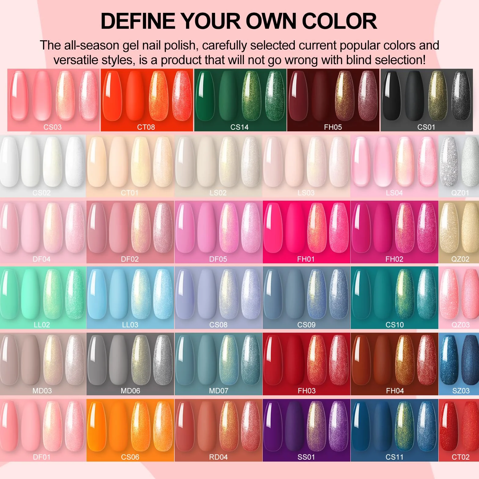 COSCELIA Kit Vernis Semi Permanent Complet 35 Couleurs Lampe UV Ongles Gel Ponceuse Ongles Base Top Coat Manucure