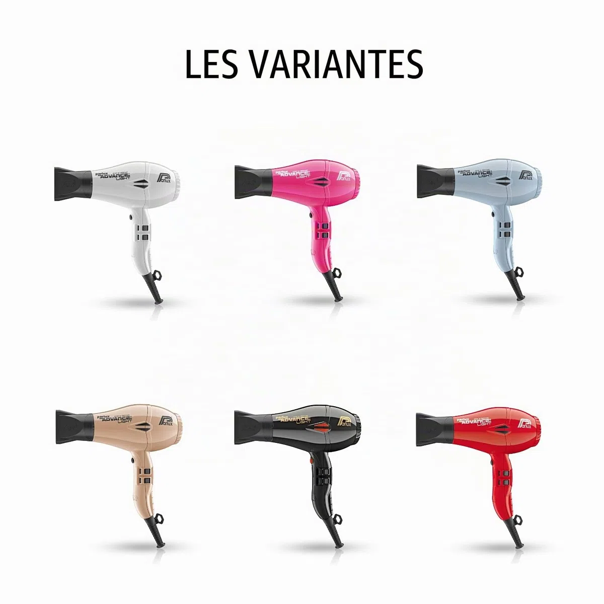 Parlux Advance Light Ionique & Ceramique Sèche-Cheveux Noir