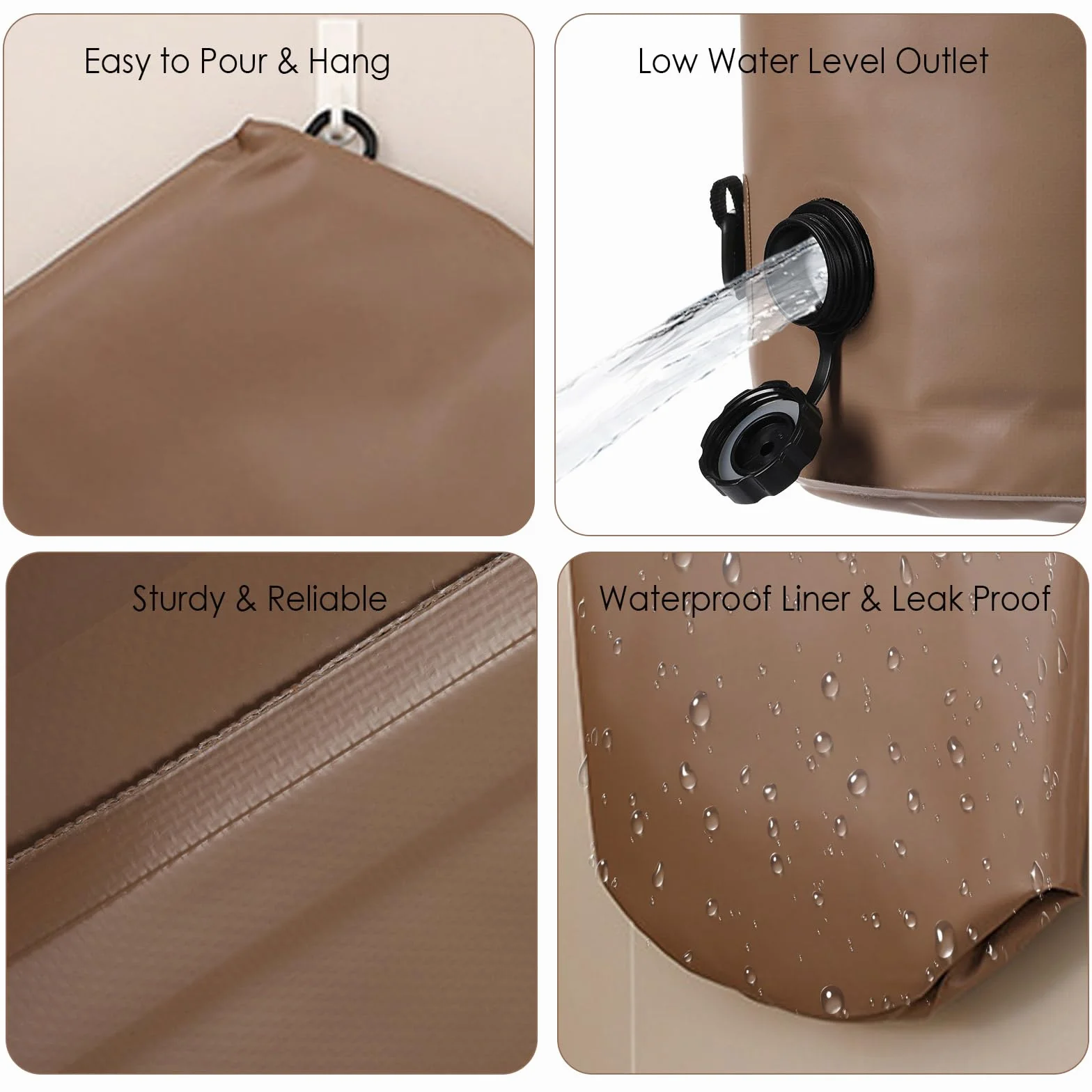 Pliable Bassin de Bain de Pied avec Trou de Drainage, Baignoire Portable pour Voyage et Camping