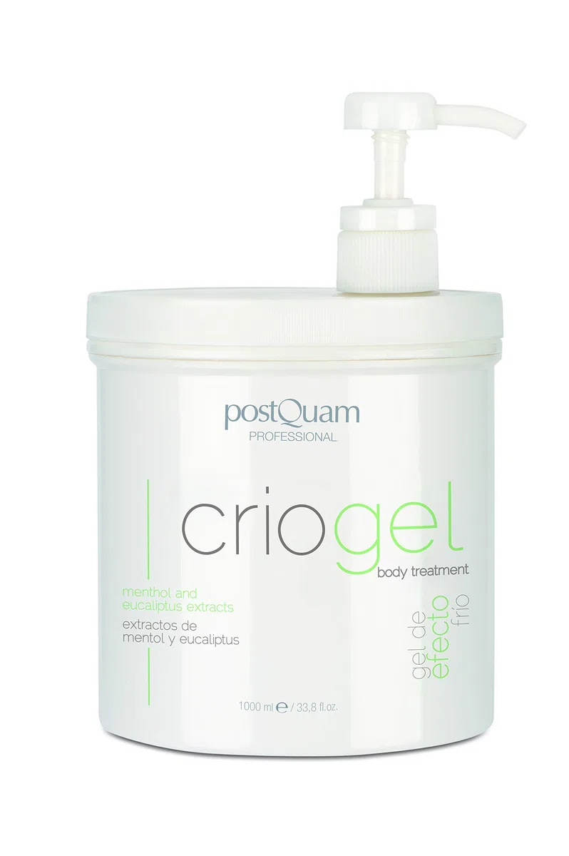 PostQuam Criogel crème corporelle effet froid raffermissante lissante gel rafraîchissant jambes lourdes 1000 ml