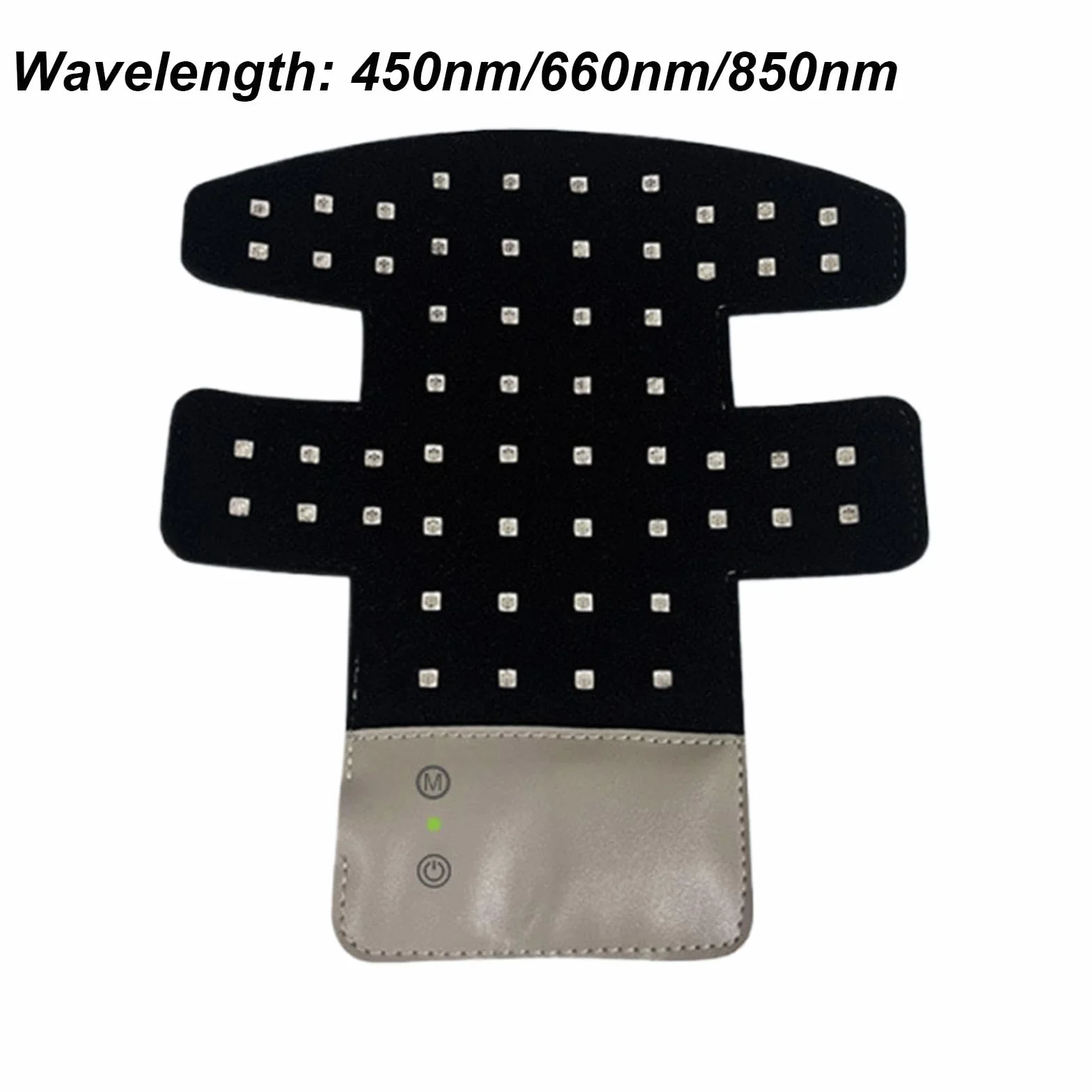 Bonnet de croissance des cheveux, LED pour la croissance des cheveux, infrarouge pour améliorer la circulation du cuir chevelu, rechargeable et sans fil, noir, 450 nm/660 nm/850 nm, pour homme et