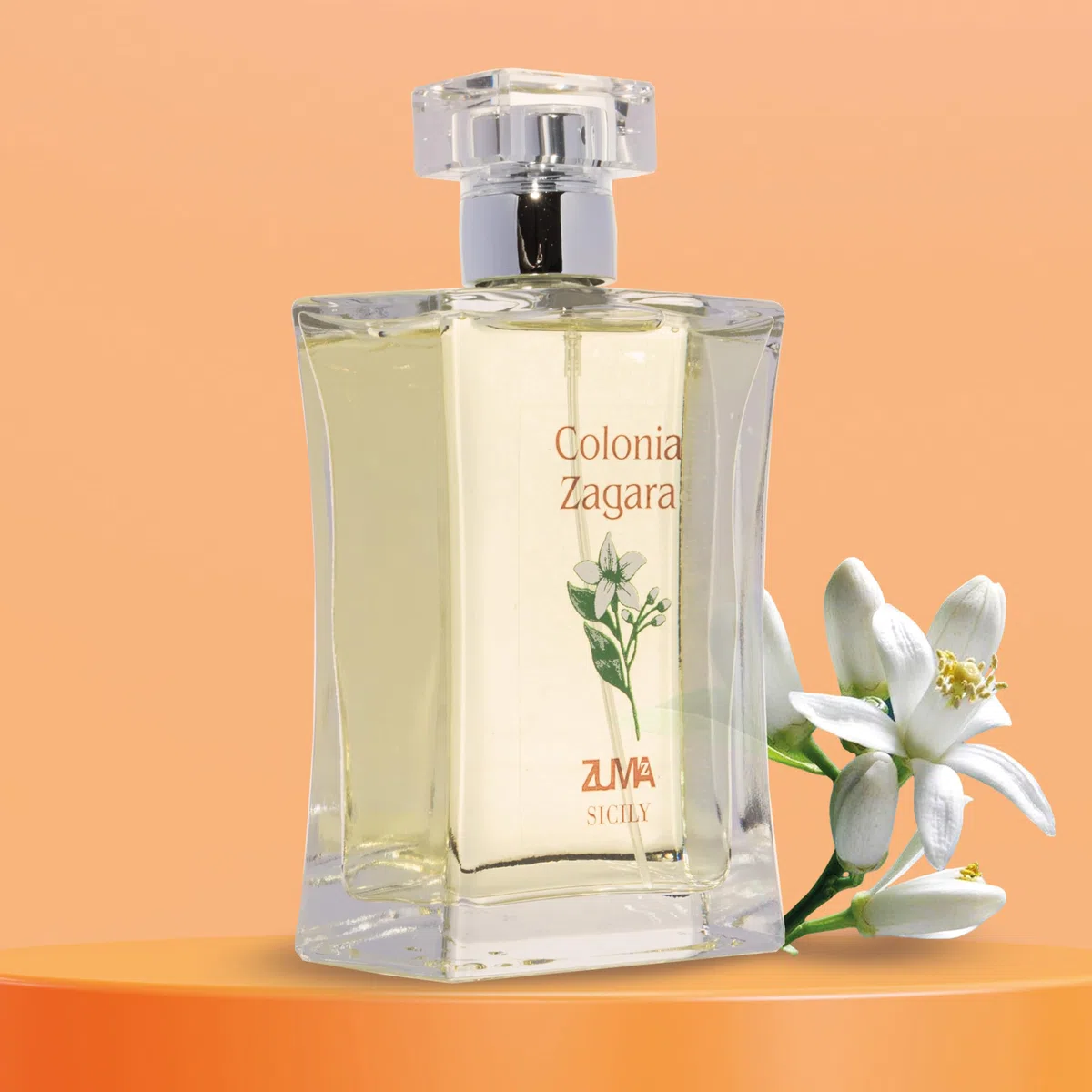 Profumi Zuma - Parfum Zagara Cologne Spray - La Fragrance Historique depuis 1943 qui Réveille la Fraîcheur de la Fleur d'Oranger Made in Sicily (Zagara Zuma 100 ml)
