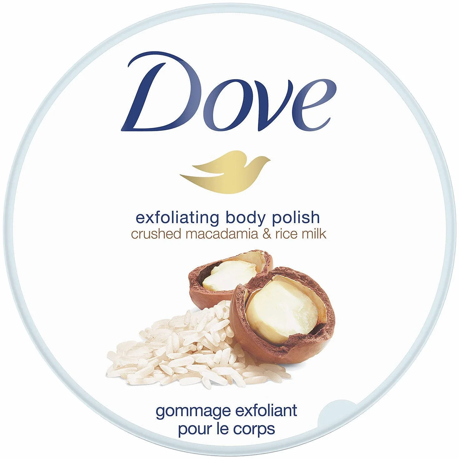 Dove Gommage Corps Macadamia et lait de riz 297,7 g lot de 2