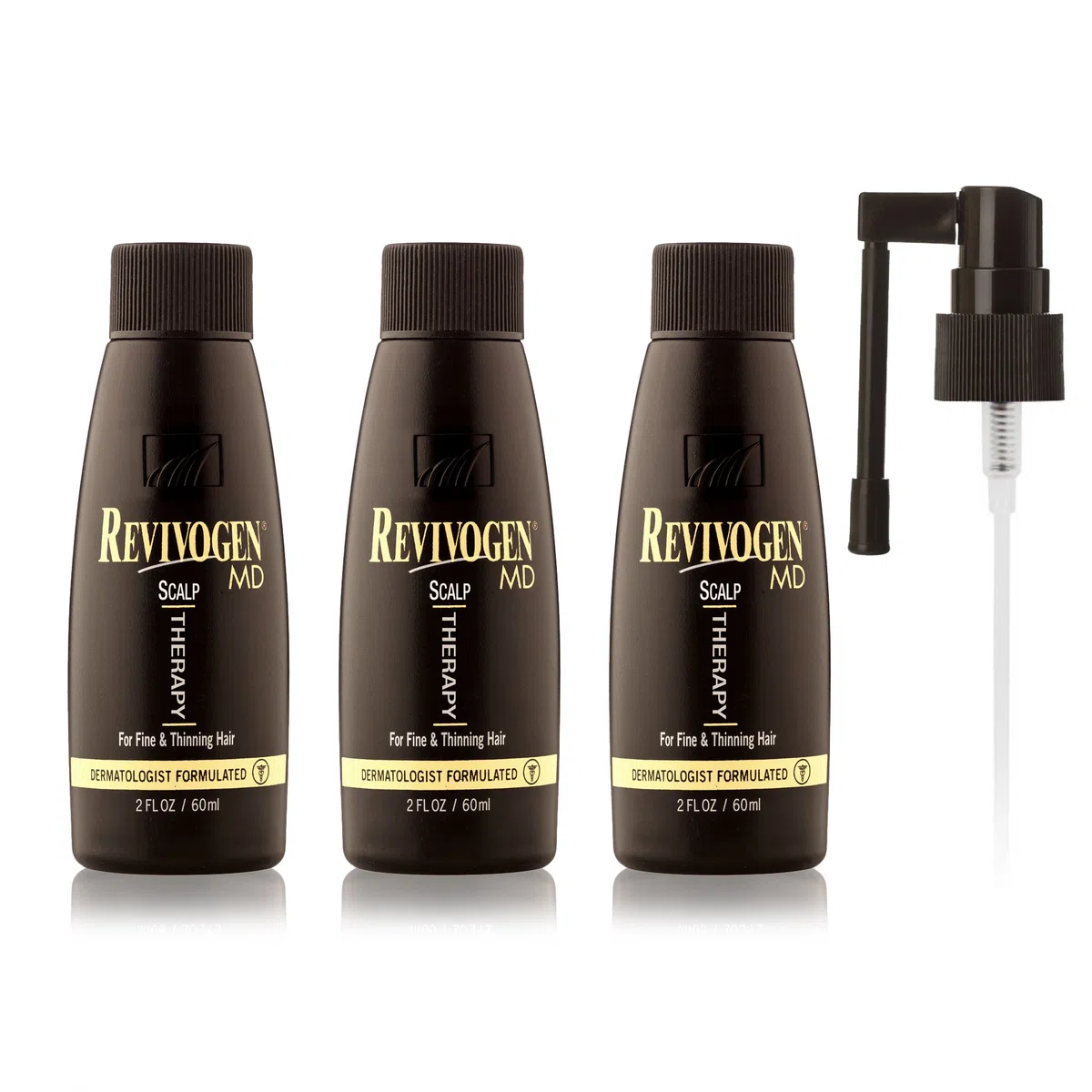 REVIVOGEN MD Scalp Therapy Solution naturelle contre la perte de cheveux pour cheveux fins