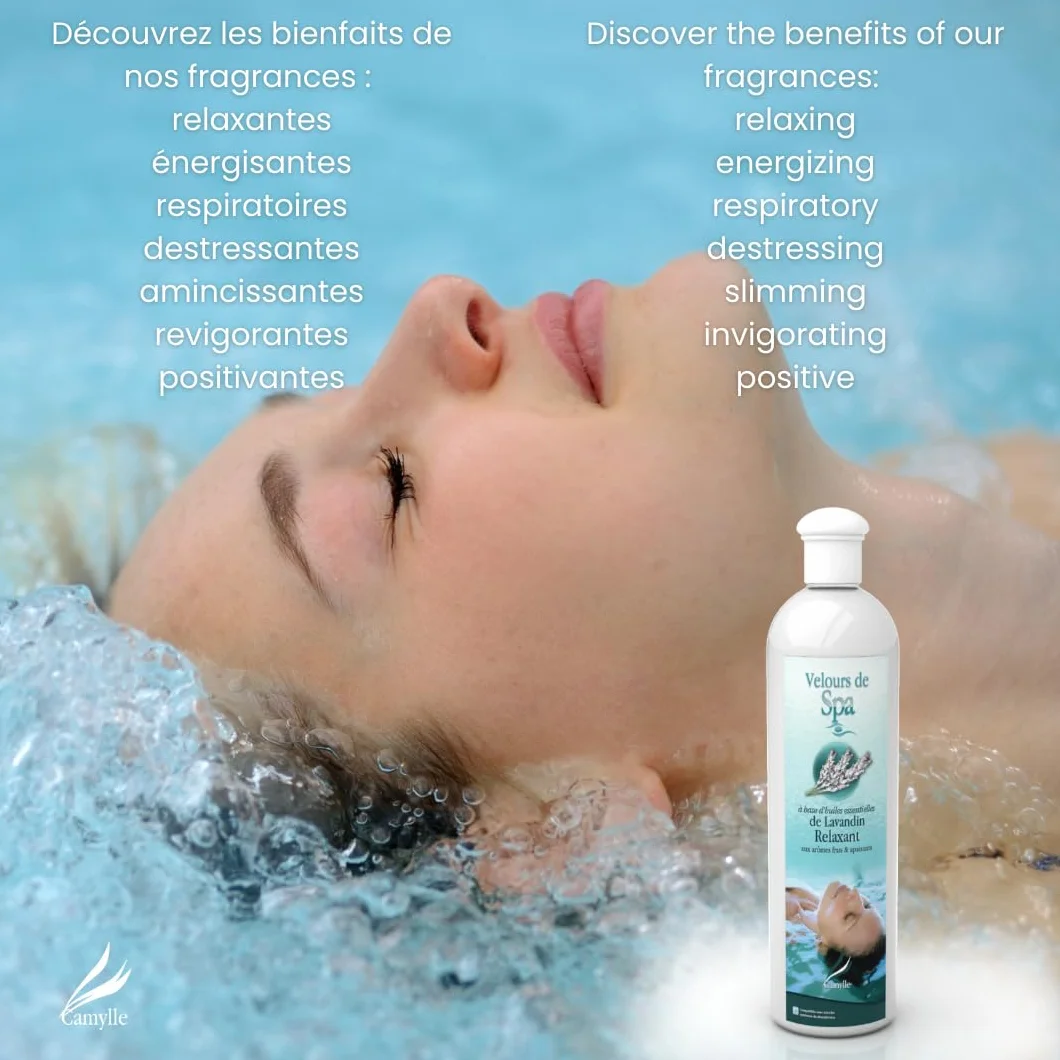 Camylle Velours de Spa Polynésie 100% Huiles Essentielles 1000ml